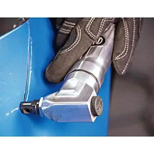 Heavy Duty Air Pneumatic Nibbler For Sheet Metal Cutting, Fast 3600 Cuts Per Minute, Cuts Up To 18 Gauge Steel Tin Aluminum Plastic, Lightweight Yet Rugged Tool For Straight And Radius Cuts, 4 Cfm At 90 Psi - Image 2