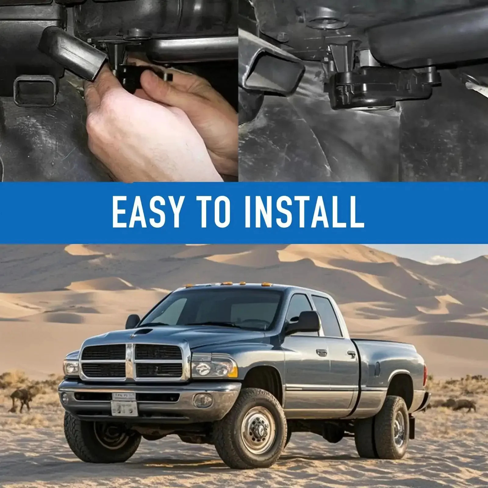 Heavy Duty Aluminum Temperature Door Servo Coupling for Dodge Ram 1500 1999 2001 and Ram 2500 3500 1999 2002 CNC Machined T6061 Aluminum Alloy Replacement for OEM 5012923AB - Image 2