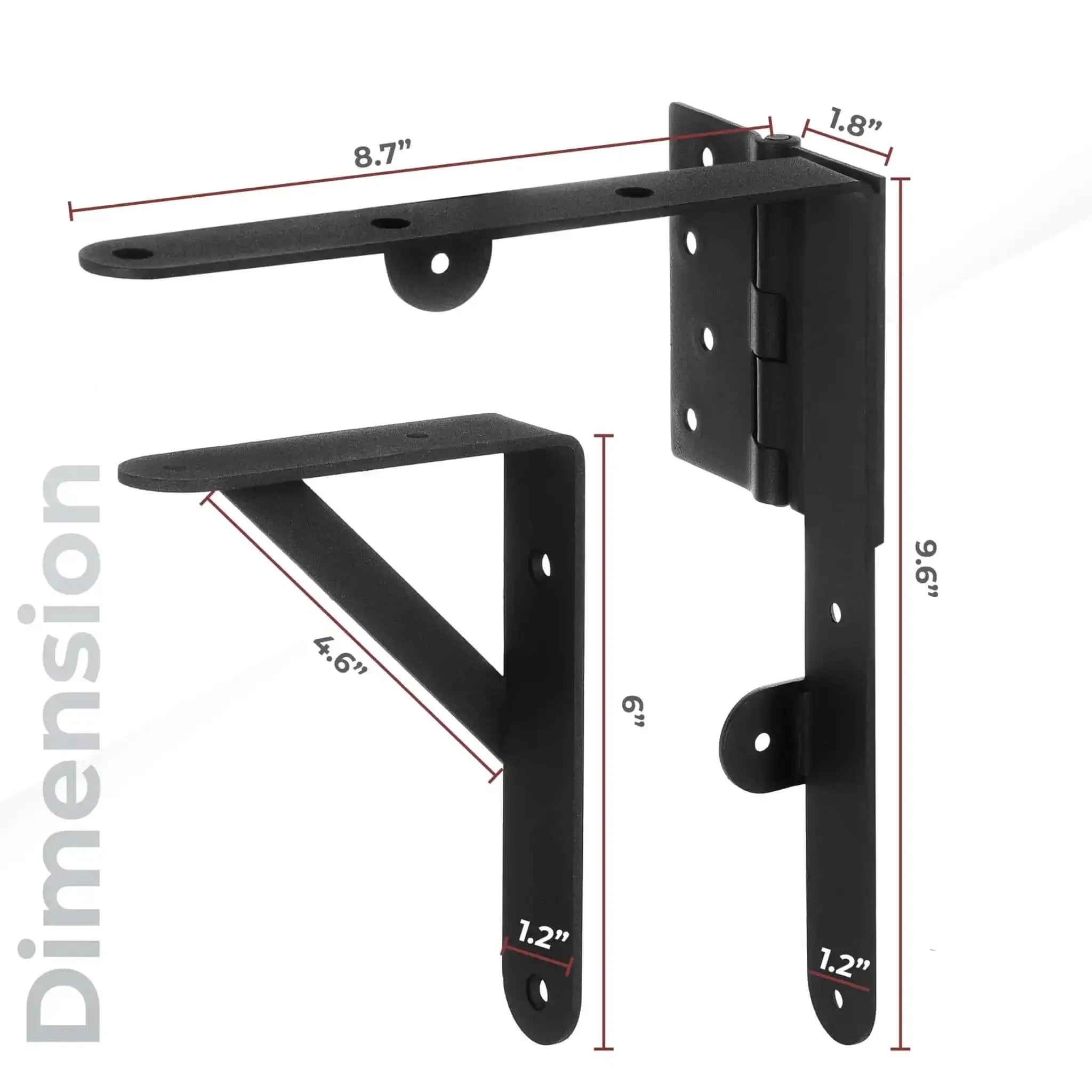 Heavy Duty Anti Sag Gate Kit With 90 Degree Bracket And Hinges For Wooden Fences No Sag Corner Brace For Doors And Driveway Set Of Two Built To Last For Outdoor Gates Fence Posts Barn Doors And Ranch Entrances Easy Install No Sag Guarantee - Image 7