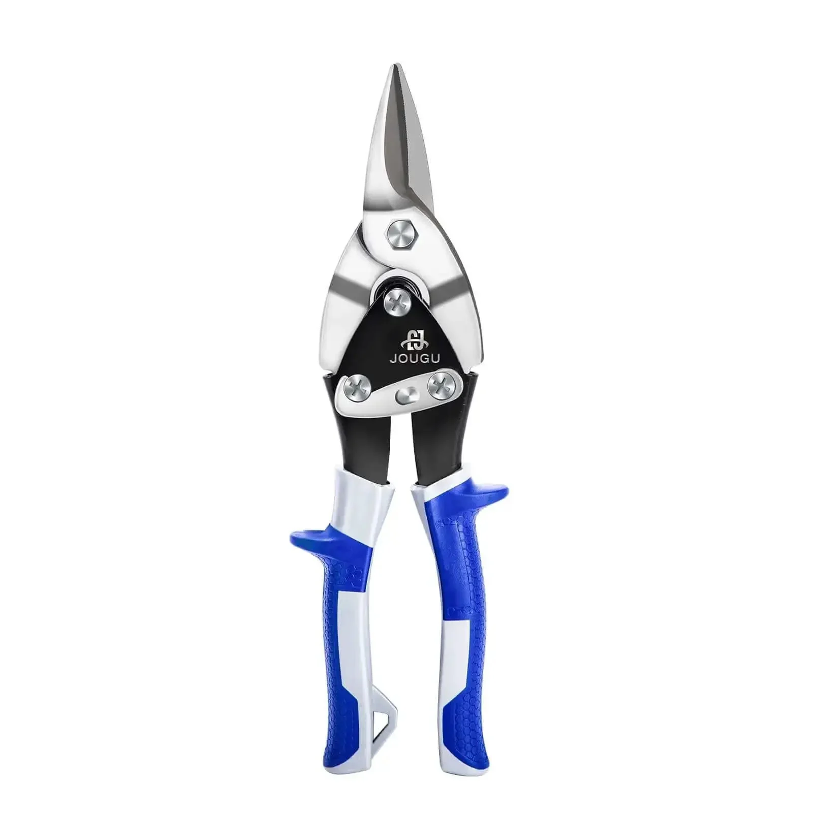 Heavy Duty Aviation Tin Snips For Sheet Metal, 10 Inch Straight Cut Shears In Chrome Vanadium Steel, Tough Tool Built To Smash Through Thin And Thick Metals With Smooth, Precise Cuts