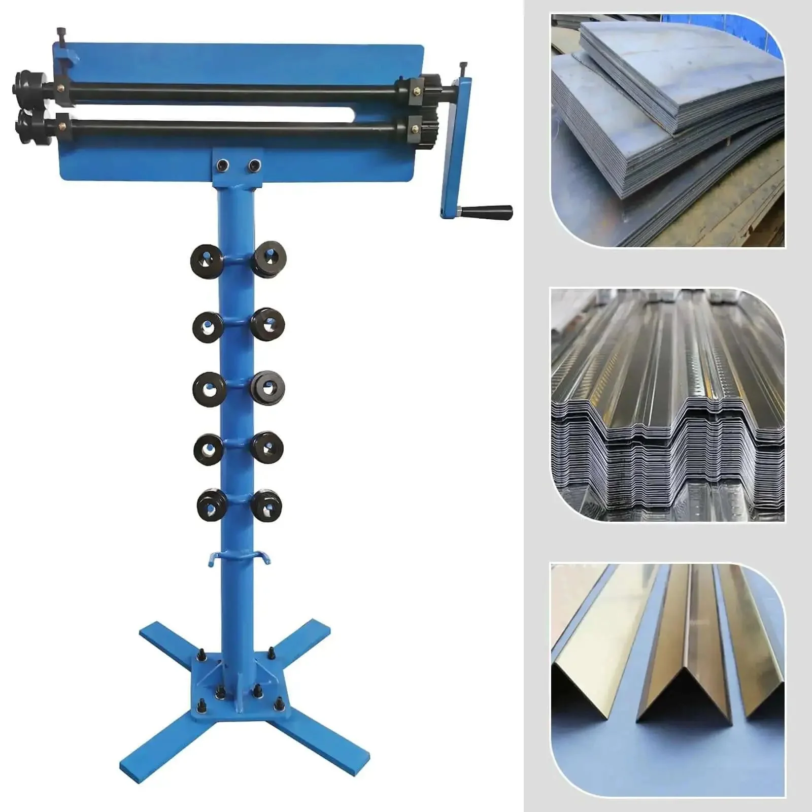 Heavy Duty Bead Roller Kit With Stand For Sheet Metal Beading And Flanging Includes Six Die Sets One Sixteenth Inch One Eighth Inch One Quarter Inch Step Dies And One Quarter Inch One Half Inch Bead Dies Pro Grade Steel Beading Tool For Metalworking - Image 7
