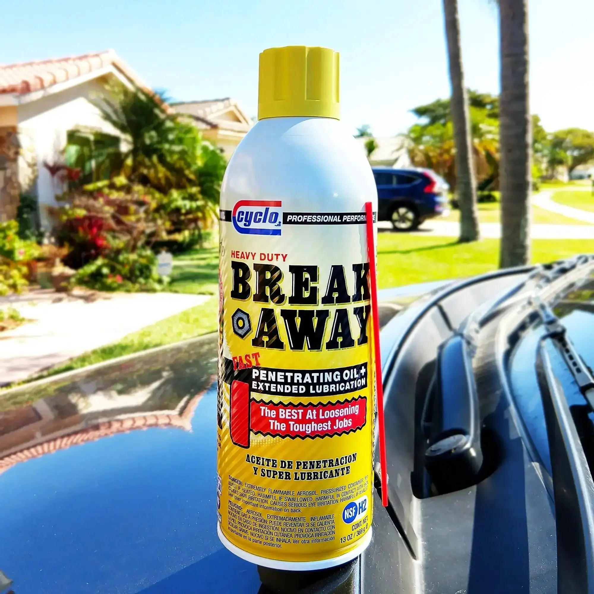 Heavy Duty Breakaway Penetrating Oil For Loosening Rusted Joints And Bolts, Fast Acting Lubricant That Keeps Rust In Check, Extended Lubrication, Case Of 12 Cans, 13 Oz Each, NSF H2 Certified - Image 2