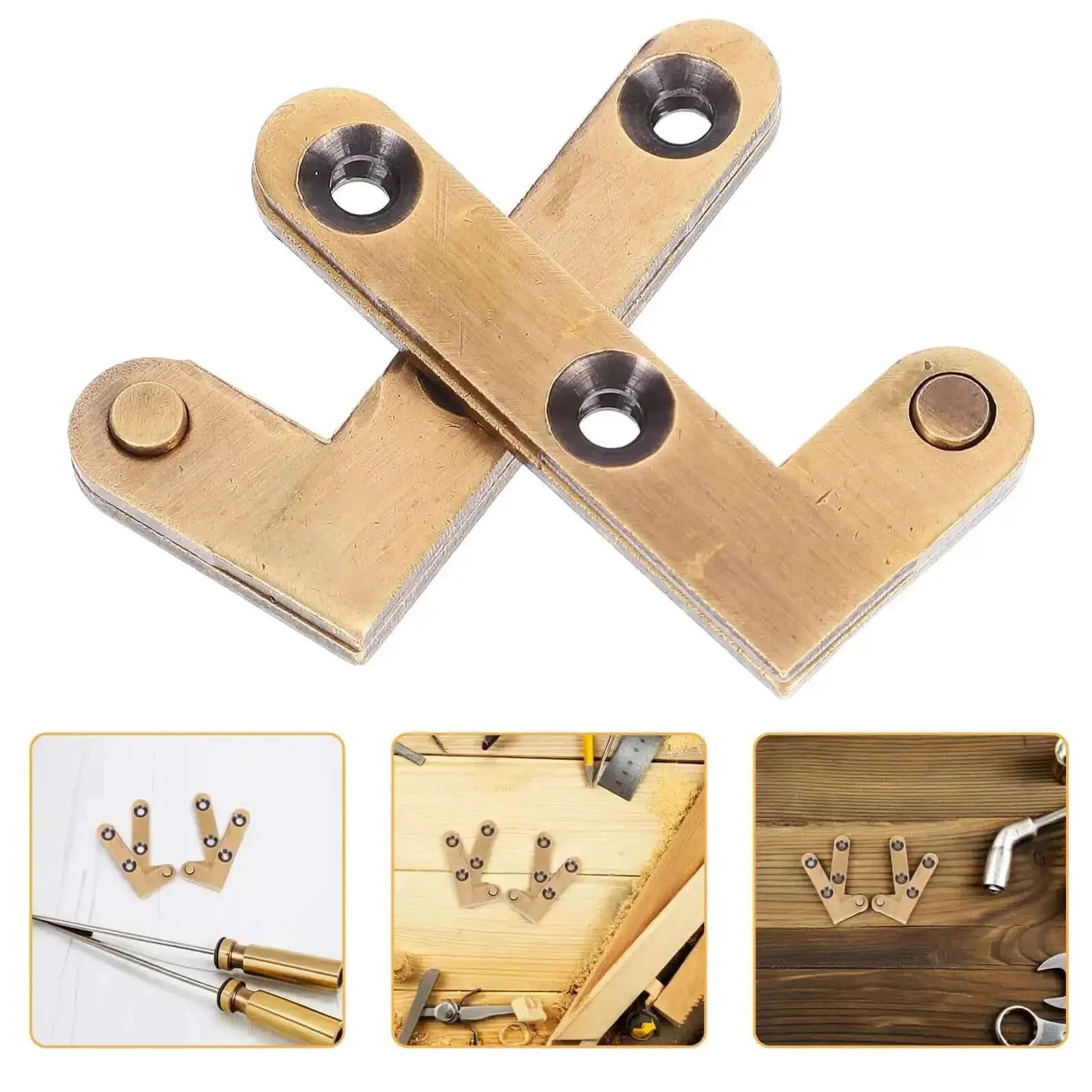 Heavy Duty Bronze Pivot Door Hinges Set With Hidden Self Closing Hardware Low Noise Top And Bottom Shaft Hinges For Home And Cabinet Quiet Smooth Operation Durable Pivot Solutions For Interior Doors And Cabinets - Image 3