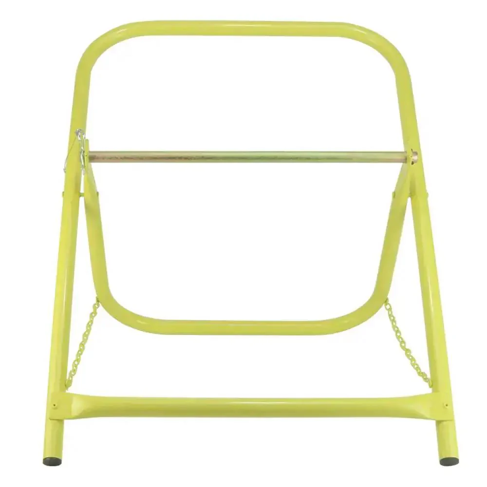 Heavy Duty Cable Caddy And Holder With 25mm Tubing Keeps 26 Inch Reels Tangle Free And Up To 100 Lbs, Foldable For Easy Storage, Bright Yellow Cable Organizer For Garage And Shop - Image 4