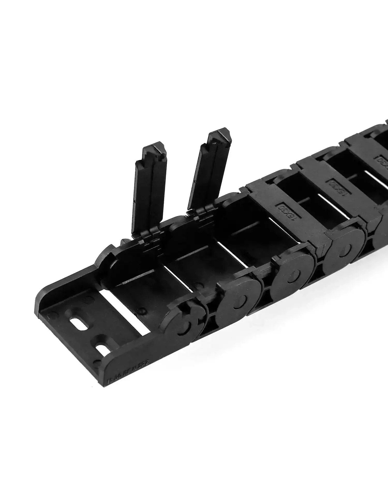 Heavy Duty Cable Drag Chain For Wire Management, Black Plastic Cable Carrier For CNC Machines, 15mm By 30mm Size, Durable And Abrasion Resistant, Oil And Salt Resistant, Great For Outdoor Use And Harsh Environments - Image 6