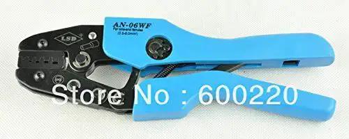 Heavy Duty Cable Ferrule Crimping Tool AN-06WF For 0.5-6mm2 Wires, 230mm Length, Smooth Lever Action, Ideal For End Sleeves And Ferrules, AWG 20-10, Built Tough For DIYers And Pros In Electrical Work