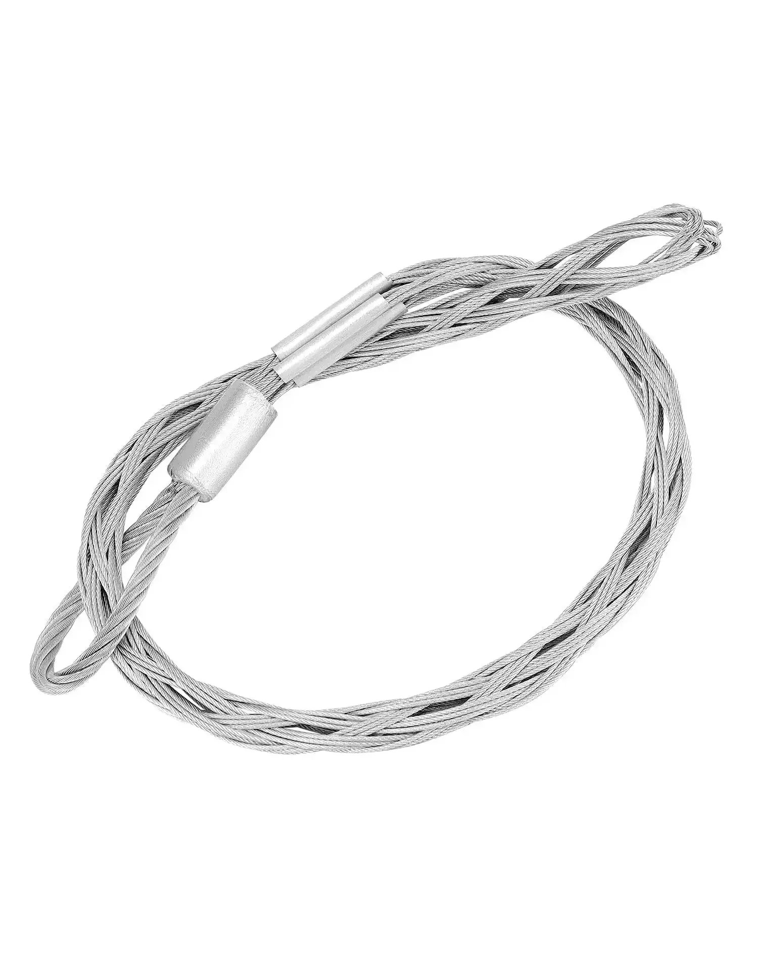 Heavy Duty Cable Pulling Socks Grip With 3306 Lbs Breaking Strength, 3.3 Ft Mesh Eye Clip For 1 To 2 Inch Cables, Galvanized Steel Wire, Rust Resistant, Secure Pulling Grip For Wires - Image 5