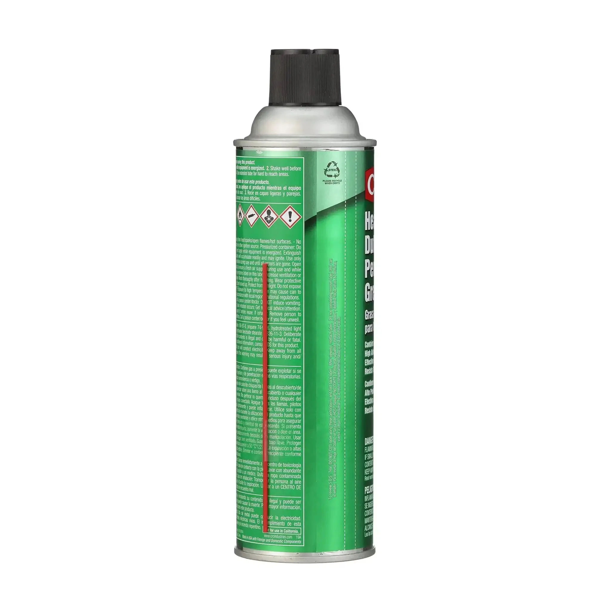 Heavy Duty Clear Penetrating Grease With PTFE, 13 Oz, Heat Resistant Up To 500 Degrees F, Waterproof, Corrosion Guard, NSF H2 Registered For Meat And Poultry Plants, Penetrates To Leave A Thick, Long Lasting Film - Image 2