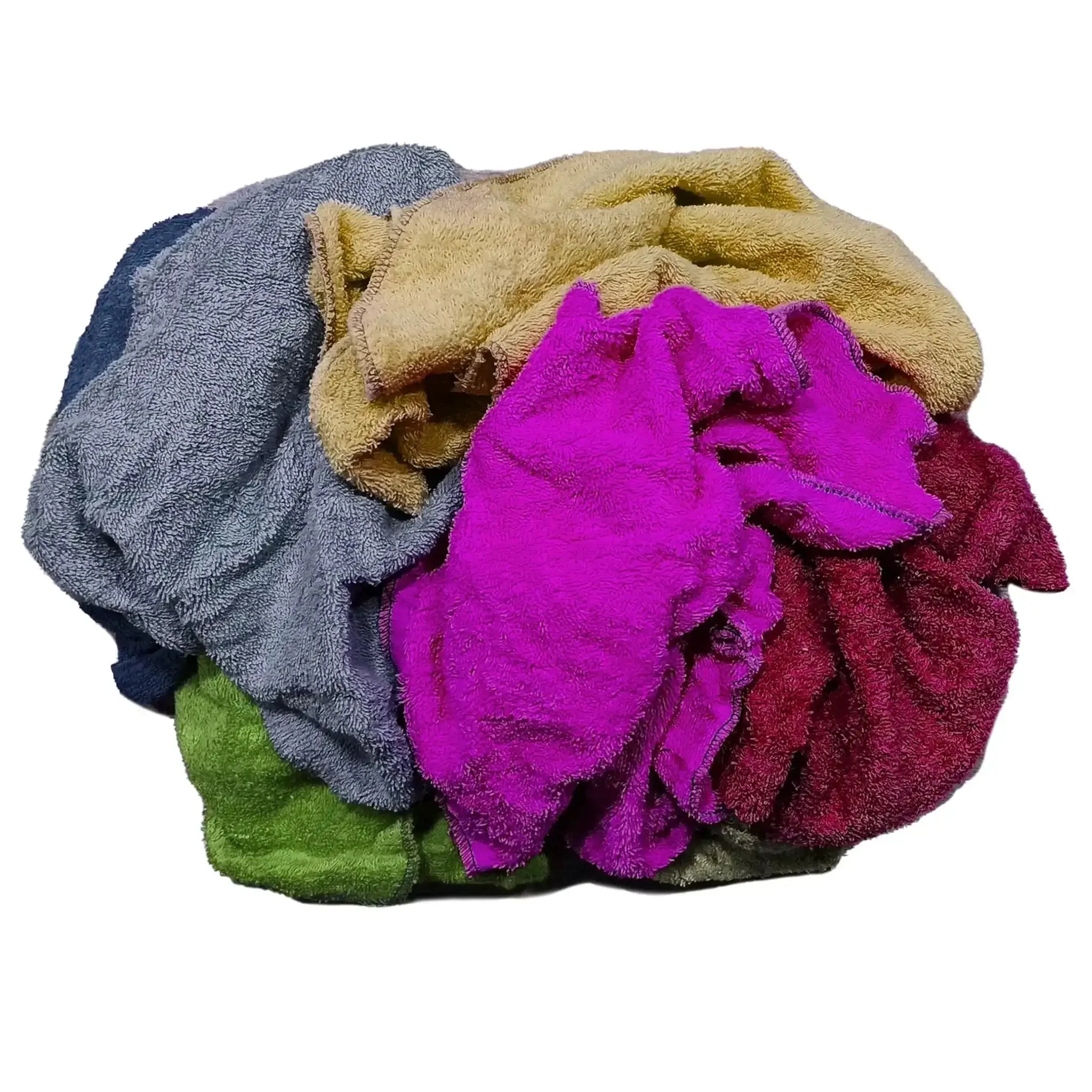Heavy Duty Colorful Cotton Terry Cloth Rags Bulk Pack Pro Grade Ultra Absorbent Shop And Garage Cleaning Rags Multi Purpose Household And Industrial Use 100 Percent Cotton Towel Rags For Quick Cleanups Large Bulk Pallet - Image 8