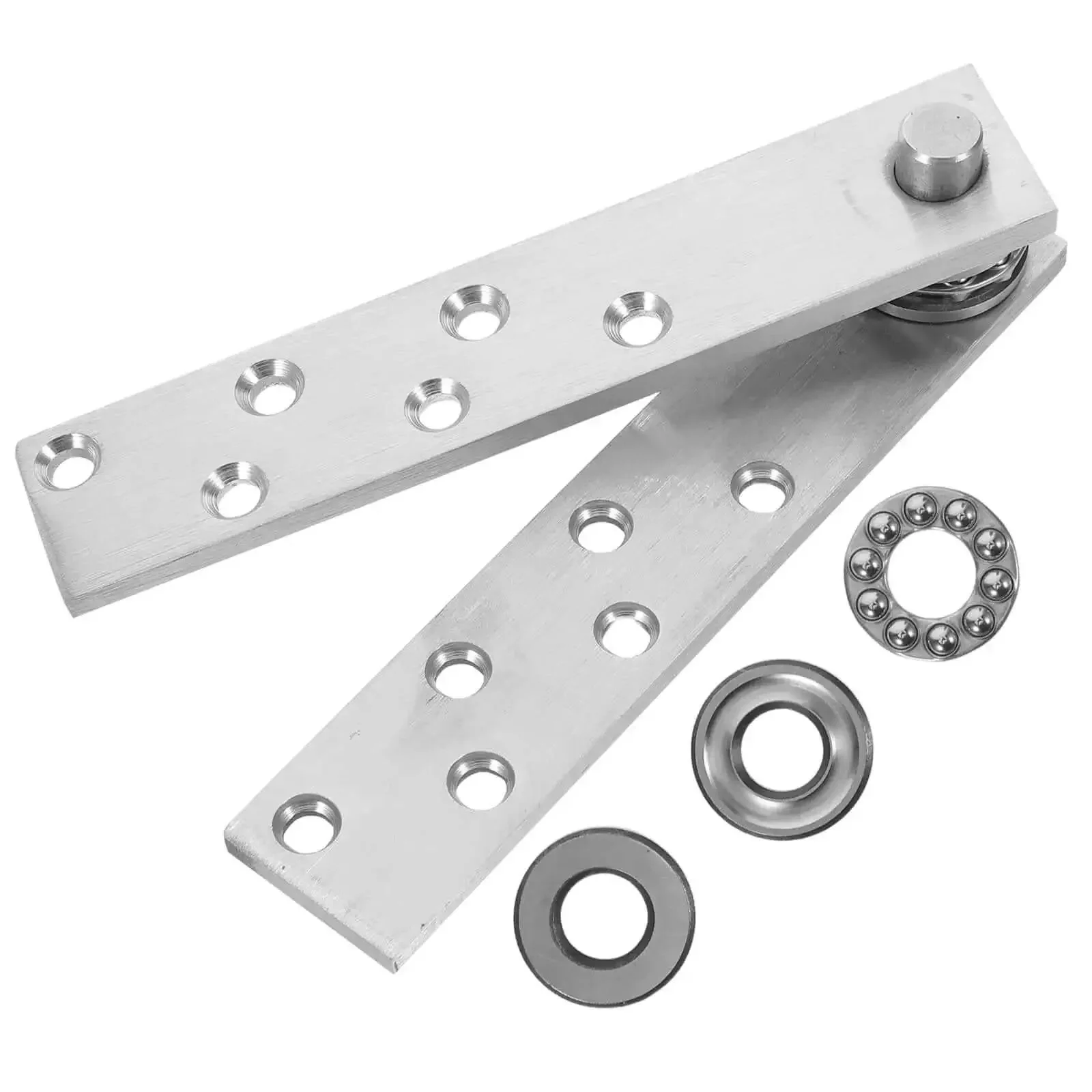 Heavy Duty Concealed Door Hinges In Stainless Steel 360 Degree Pivot Hinge For Secret Doors Cabinets And Bookcases Stealthy Hidden Hardware Set For A Clean Sleek Install