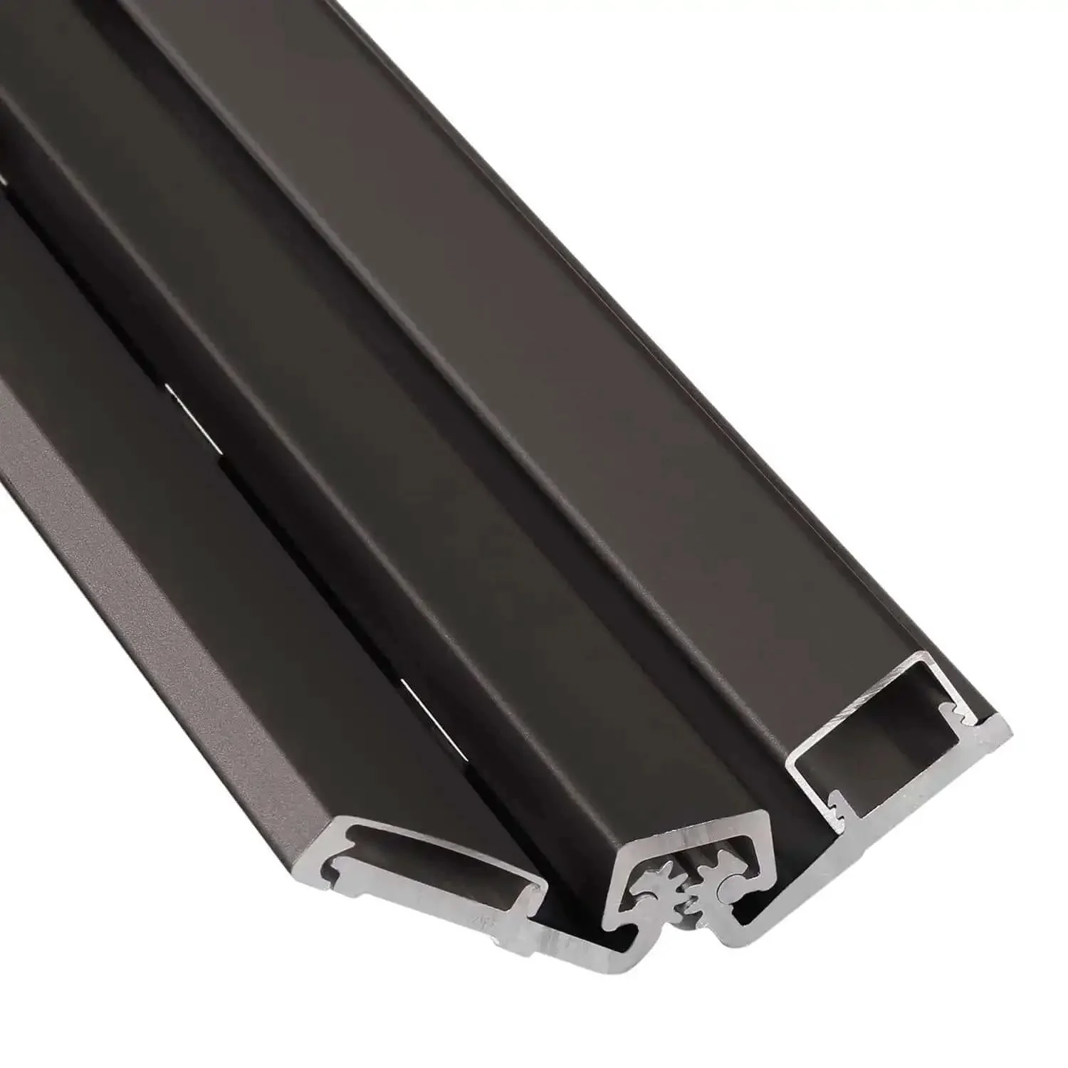 Heavy Duty Continuous Geared Door Hinge In Dark Bronze Anodized Aluminum Full Surface 83 Inch Center Pivot Tamperproof For Storefront Doors High Traffic Public Building Solution Comparable To Select SL57