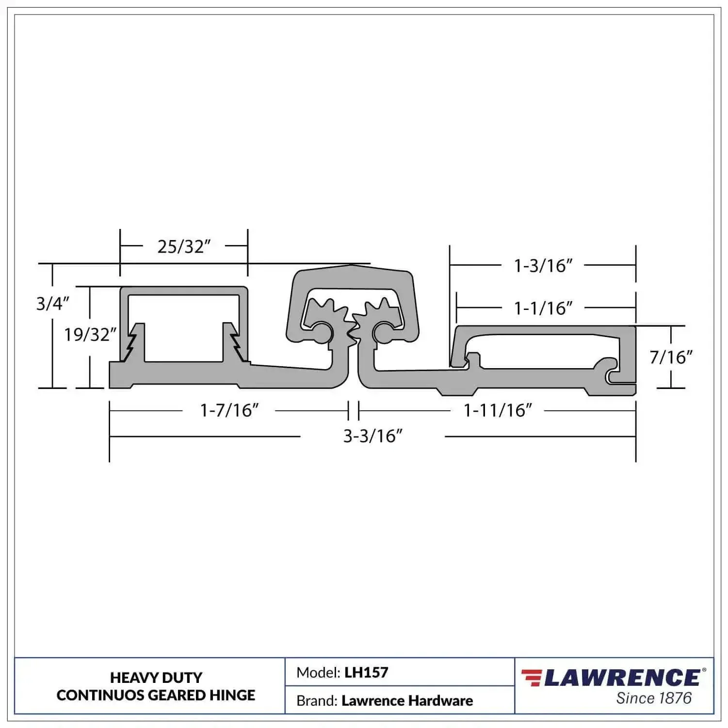 Heavy Duty Continuous Geared Door Hinge In Dark Bronze Anodized Aluminum Full Surface 83 Inch Center Pivot Tamperproof For Storefront Doors High Traffic Public Building Solution Comparable To Select SL57 - Image 5
