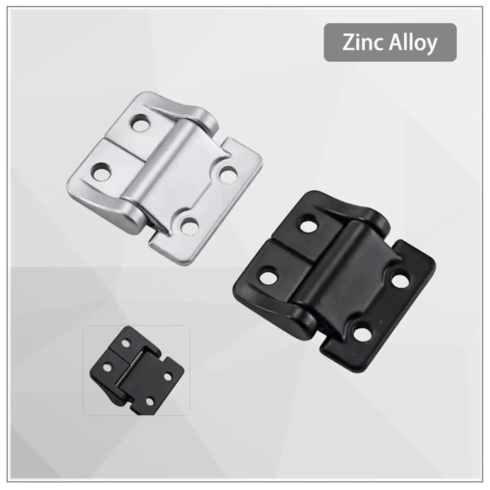 Heavy Duty Damping Torque Gate Hinge With Adjustable Stop Positioning And Load Bearing For Cabinets And Gates Silver Finish 1 Piece 2.3 N.m Torque Arbitrary Stop System - Image 4
