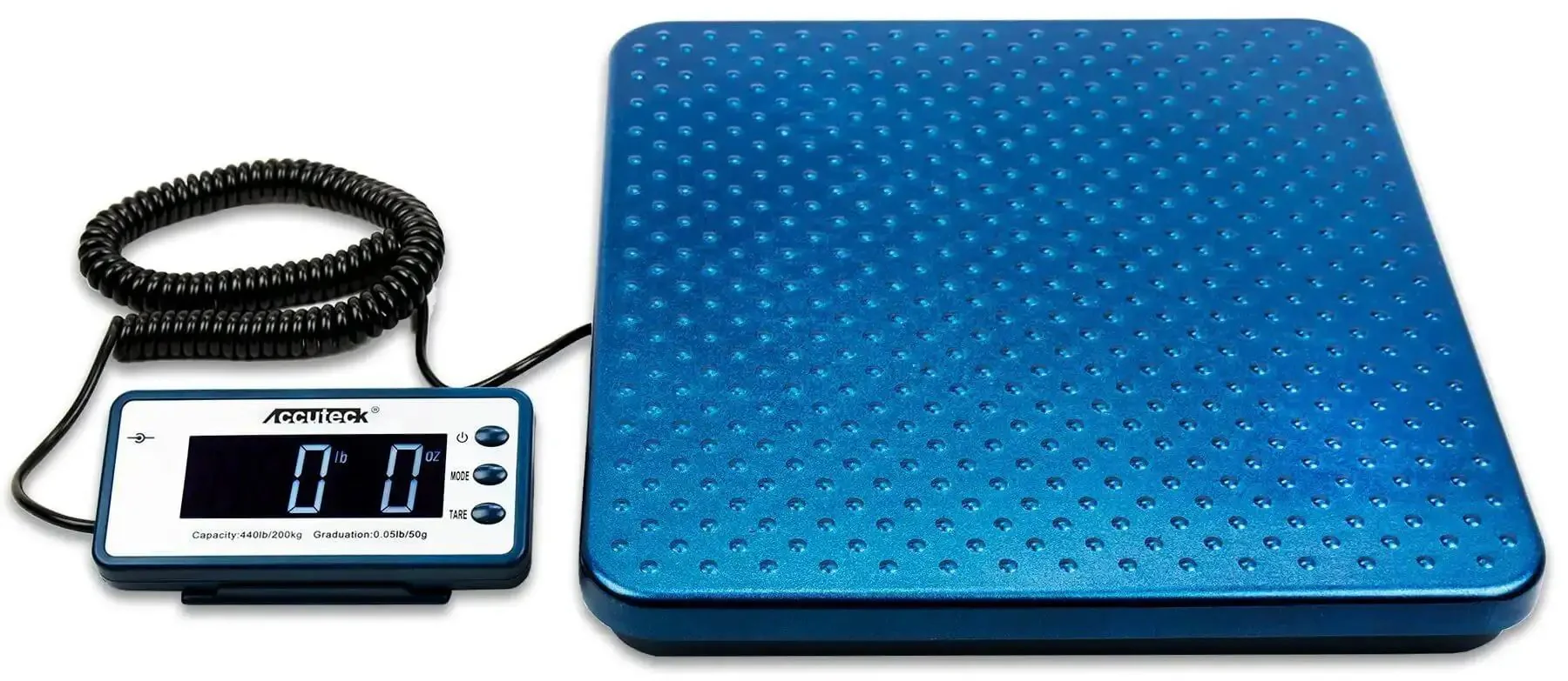 Heavy Duty Digital Shipping Scale With 440 Lb Capacity And 0.05 Lb Precision Die Cast Metal Platform For Oversize Boxes And Pallets Measures In Lb Oz And Kg Energy Saving LCD Display Tare And Mode Functions For Easy Accurate Weighing - Image 4