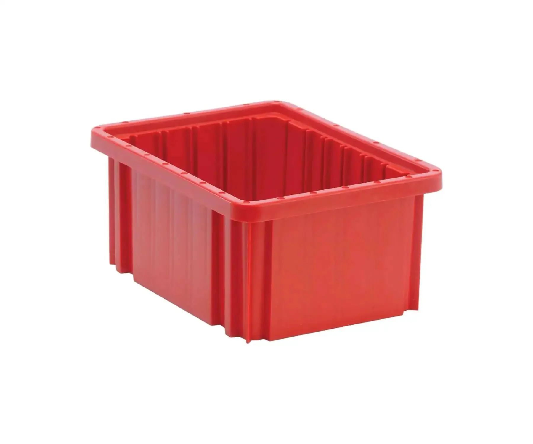 Heavy Duty Dividable Grid Part Organizer Bins, Industrial Storage Containers, 20 Pack, Durable, Tough As Nails Polypropylene, Stackable for Workshop, Lab, or Warehouse, Dimensions Ten Seven Eighths by Eight and Quarter by Five Inches, Made in USA