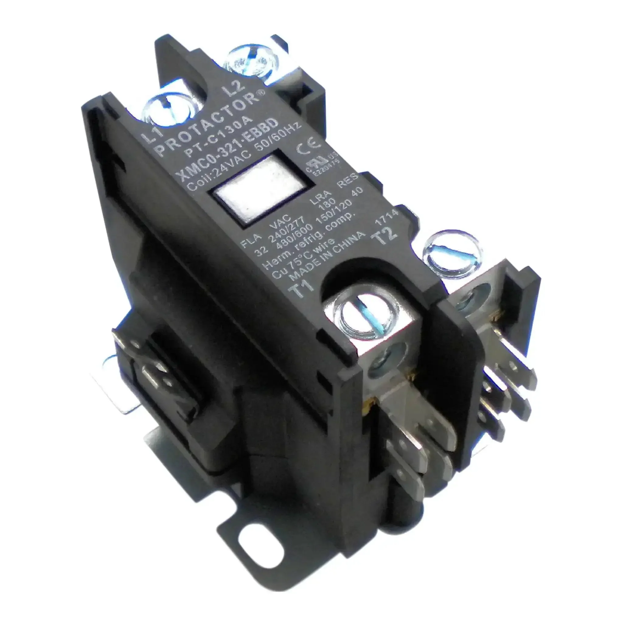 Heavy Duty Enclosed Contactor 1 Pole 32 Amp 24 Volt Coil Replacement for Carrier Bryant Payne HVAC Systems P282-0311 Fully Sealed Contacts Two Year Replacement Policy Built for Tough Industrial and Home HVAC Use