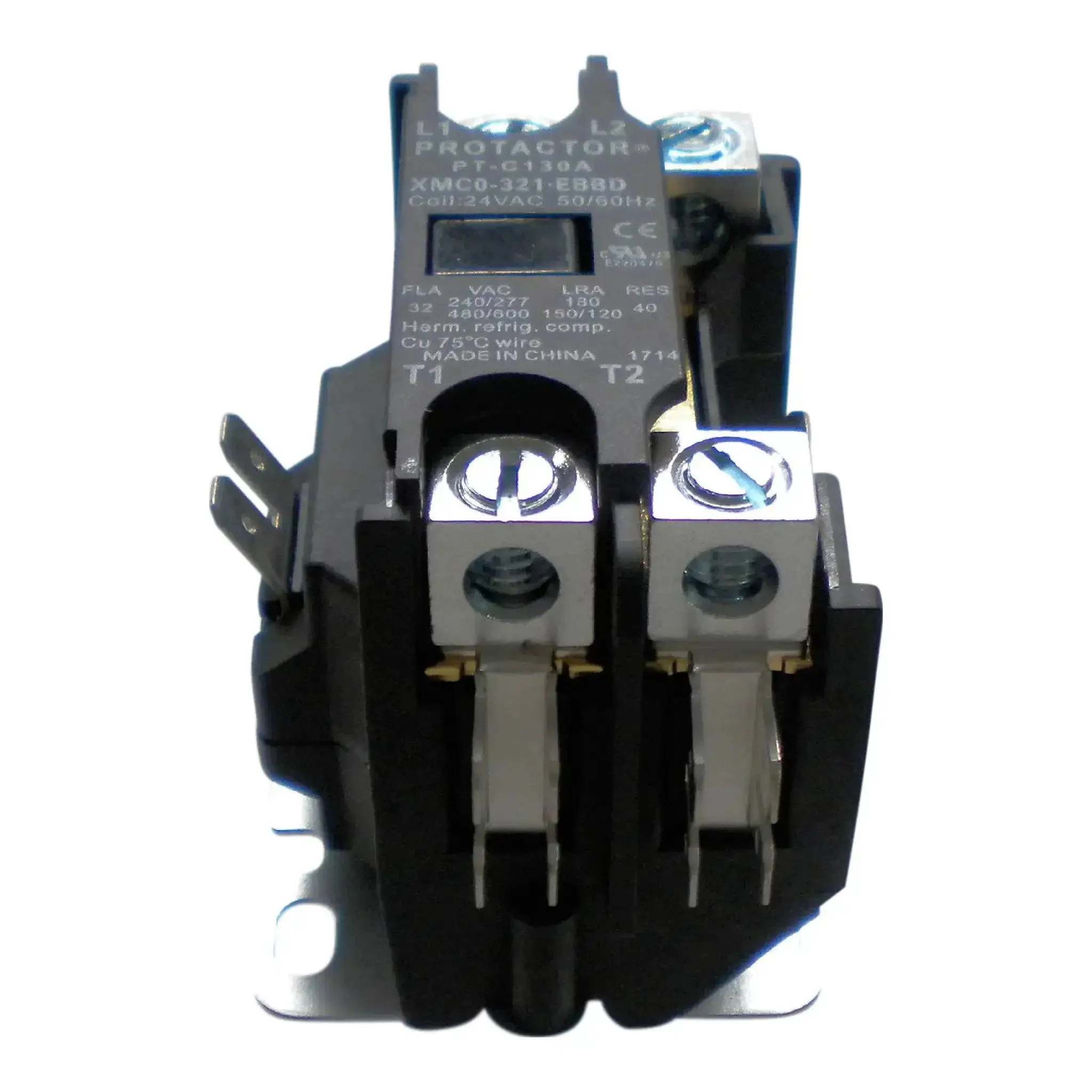 Heavy Duty Enclosed Contactor 1 Pole 32 Amp 24 Volt Coil Replacement for Carrier Bryant Payne HVAC Systems P282-0311 Fully Sealed Contacts Two Year Replacement Policy Built for Tough Industrial and Home HVAC Use - Image 5