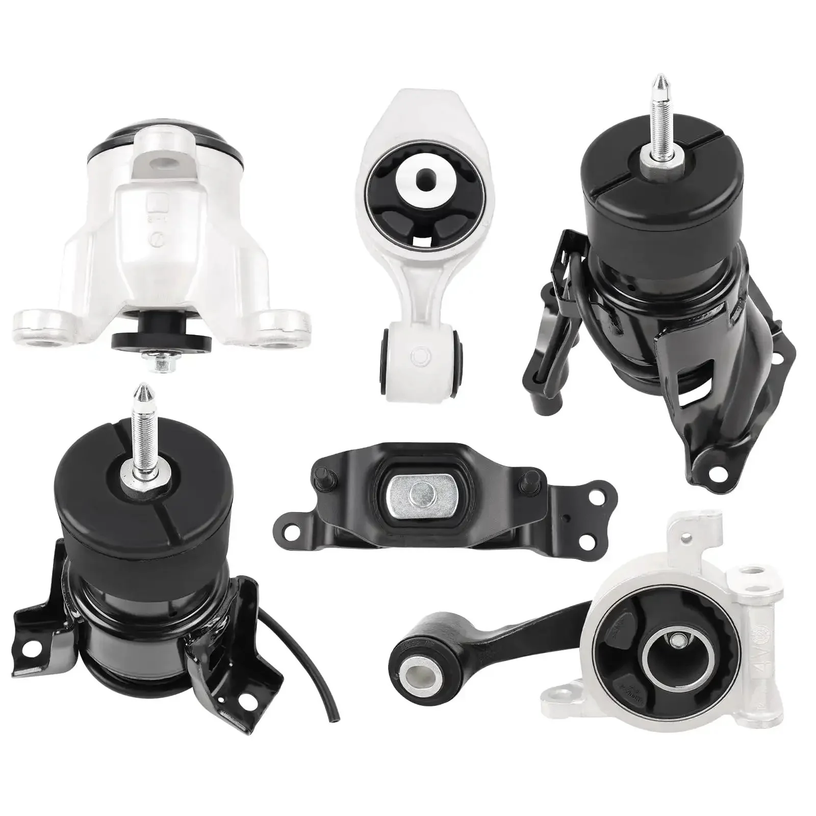 Heavy Duty Engine And Transmission Mount Kit For 2013 To 2024 Murano, 2013 To 2020 Pathfinder, 2014 To 2020 QX60, And 2013 JX35 3.5L V6 AWD With OE Style Brackets And Superior Fit For Quieter, Smoother Rides