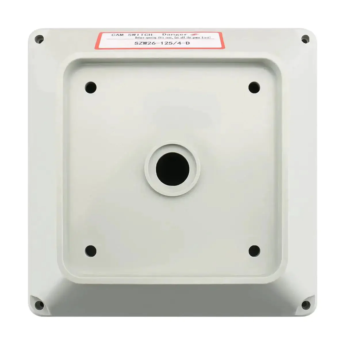 Heavy Duty Exterior Enclosure Box For 125A Universal Rotary Changeover Cam Switch LW28 125 4 Two Three Four Pole Outer Size 190 By 133 By 133 Millimeters 660V Rated Industrial Panel Mount Safety Box - Image 4