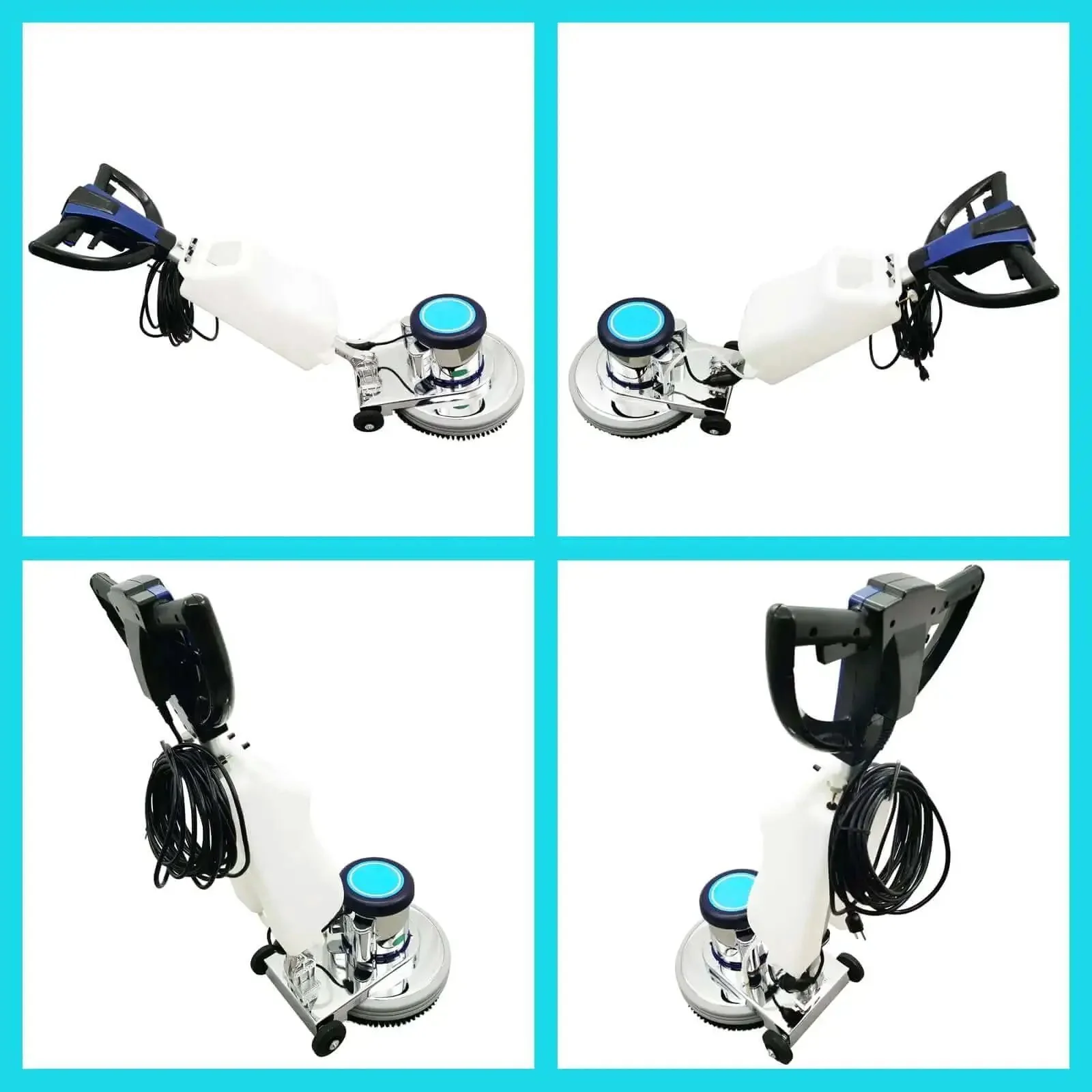 Heavy Duty Floor Polisher And Buffer For Commercial Use With 18 Inch Cleaning Head Three Brush Heads 175 RPM 3 Gallon Tank Ideal For Carpet Wood Epoxy And More Deep Cleaning And Polishing - Image 3