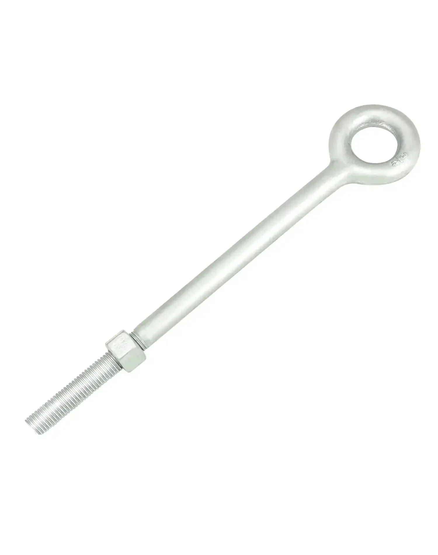 Heavy Duty Galvanized Eye Bolts With Nuts 3/4 Inch By 12 Inch Forged Steel 2 Pack For Rigging And Lifting Straight Line Pulls Only Working Load 7200 Lbs Break Strength 36000 Lbs - Image 5