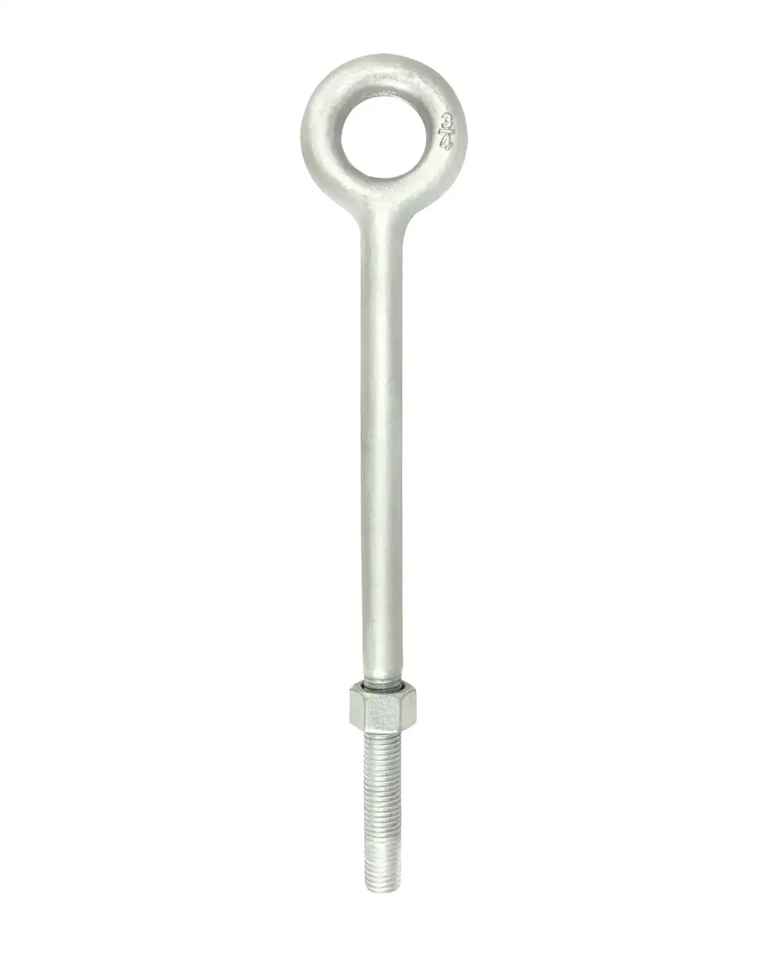 Heavy Duty Galvanized Eye Bolts With Nuts 3/4 Inch By 12 Inch Forged Steel 2 Pack For Rigging And Lifting Straight Line Pulls Only Working Load 7200 Lbs Break Strength 36000 Lbs - Image 7