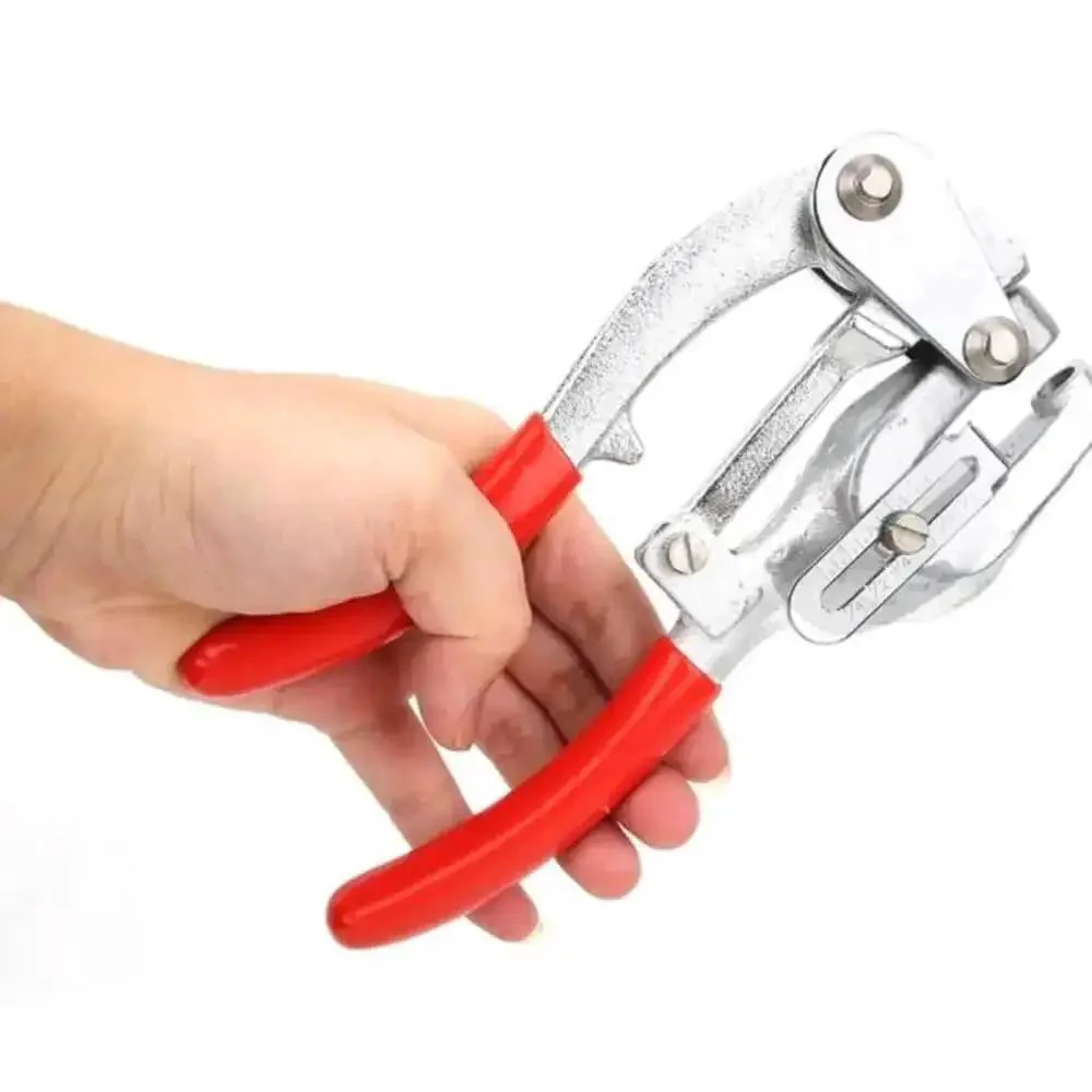 Heavy Duty Hand Held Hole Punch Kit For Sheet Metal With Power Punch Tool Pro Grade Build Multi Function Hole Punch Set For Three Thirty Second Inch To Nine Thirty Second Inch Holes In Metal Chrome Vanadium Steel Construction Durable Diy Metalworking