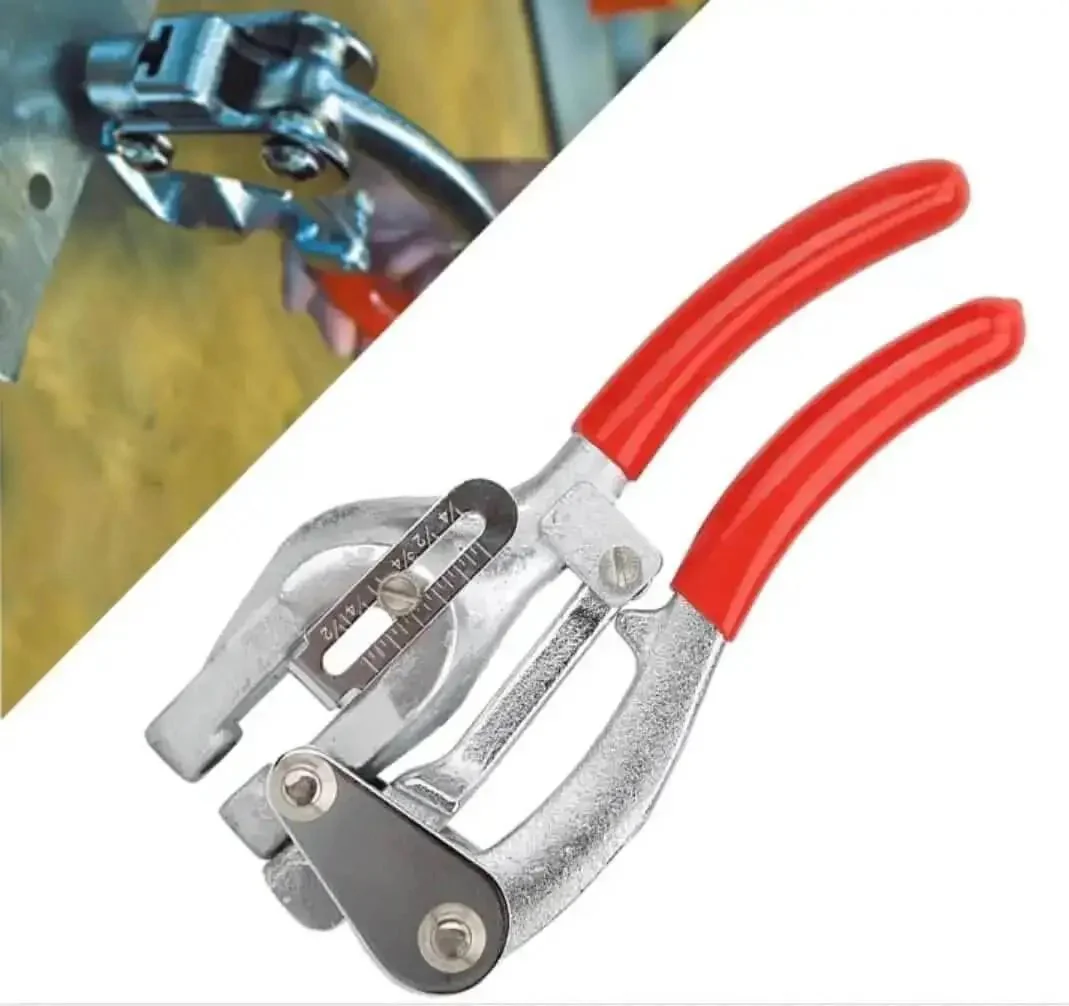 Heavy Duty Hand Held Hole Punch Kit For Sheet Metal With Power Punch Tool Pro Grade Build Multi Function Hole Punch Set For Three Thirty Second Inch To Nine Thirty Second Inch Holes In Metal Chrome Vanadium Steel Construction Durable Diy Metalworking - Image 5
