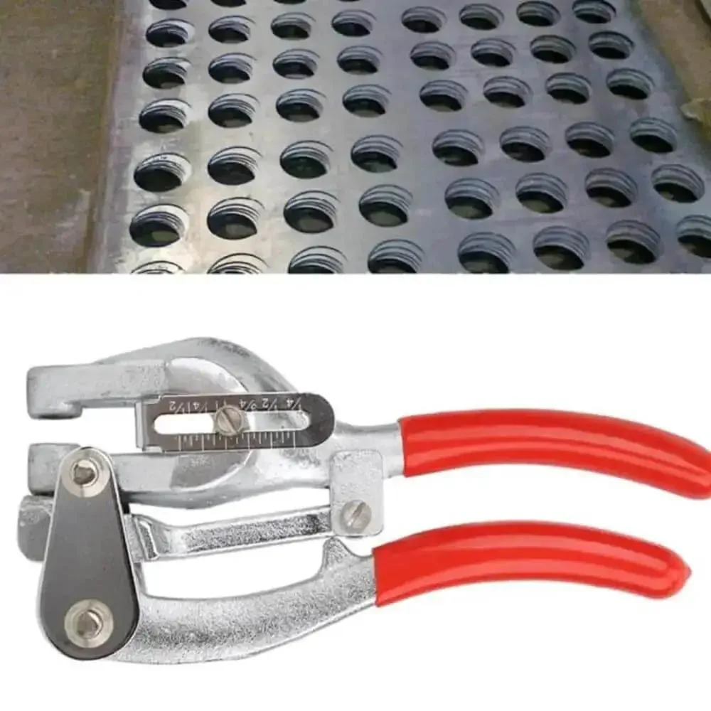 Heavy Duty Hand Held Hole Punch Kit For Sheet Metal With Power Punch Tool Pro Grade Build Multi Function Hole Punch Set For Three Thirty Second Inch To Nine Thirty Second Inch Holes In Metal Chrome Vanadium Steel Construction Durable Diy Metalworking - Image 6