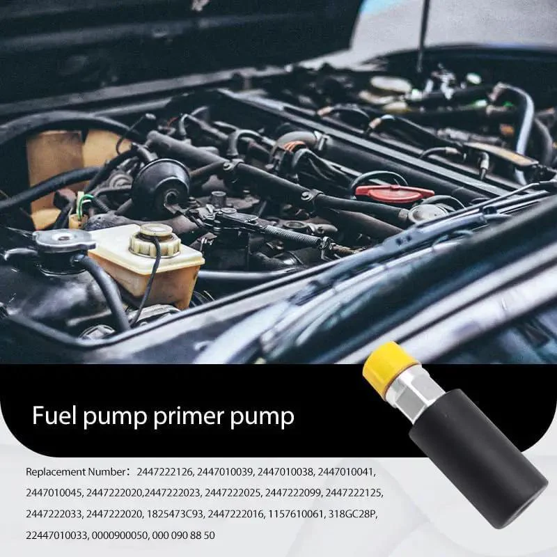 Heavy Duty Hand Primer Pump Kit For Diesel Engines With Universal Fit For International John Deere 4430 Isuzu Mercedes Benz Navistar Mack Toyota Volvo CAT Caterpillar Deutz Hino Replaces 480245 - Image 7