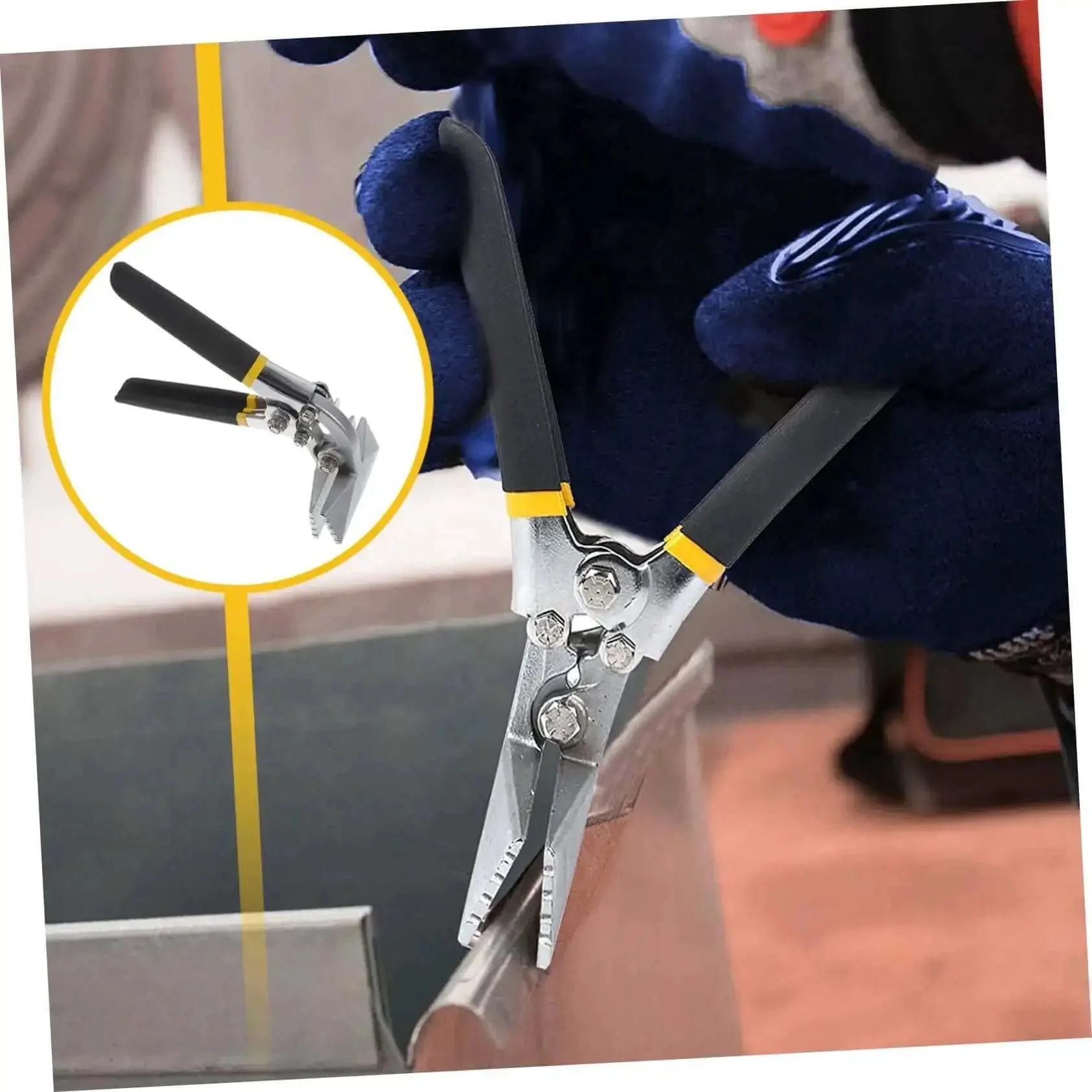 Heavy Duty Hand Seamer Pliers For Metal Bending And Sheet Flattening With Tight Clamp Technology Locking Handle And Lightweight Design For Tight Spaces Perfect For 150 And 75 Series Light Steel Keels - Image 7