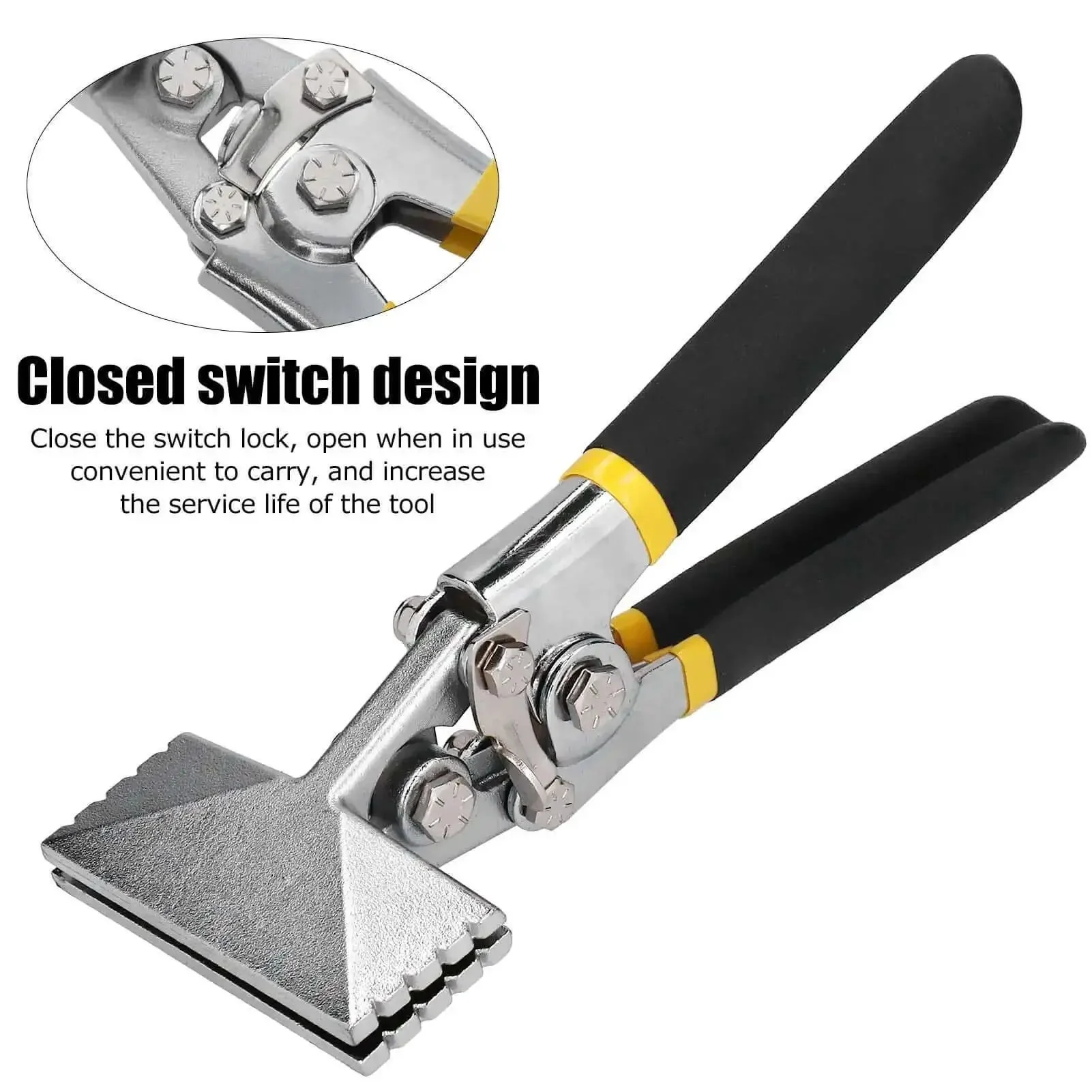Heavy Duty Hand Seamer Pliers With 80mm Jaw Width And Steel Construction For Precise Metal Forming, Parallel Jaw Design For Even Pressure Distribution, Ideal For Basic Material Bending And Plastic Sheet Work - Image 9
