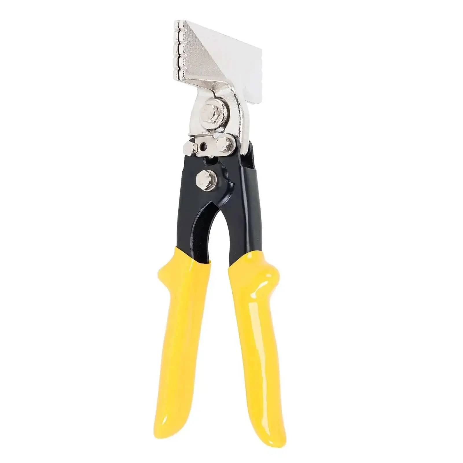 Heavy Duty Hand Seamer With Straight Jaw Duckbill Pliers For Sheet Metal Work Pro Grade Fits 18 To 30 Gauge Galvanized Steel Cold Rolled Steel Stainless Steel Aluminum And Copper Ergonomic PVC Grip For Comfort - Image 4
