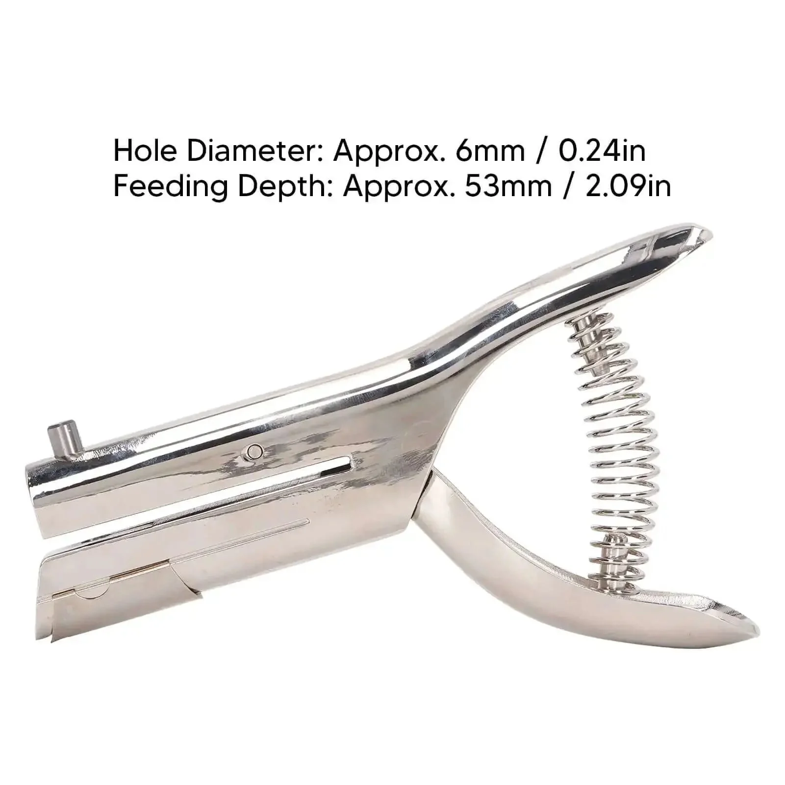 Heavy Duty Handheld Hole Punch With All Metal Construction That Delivers 6mm Holes Through Up To 20 Sheets, Ideal For Office Or School Use And ID Cards, Built Tough, Desk Ready, Pro Grade Hole Punch - Image 4
