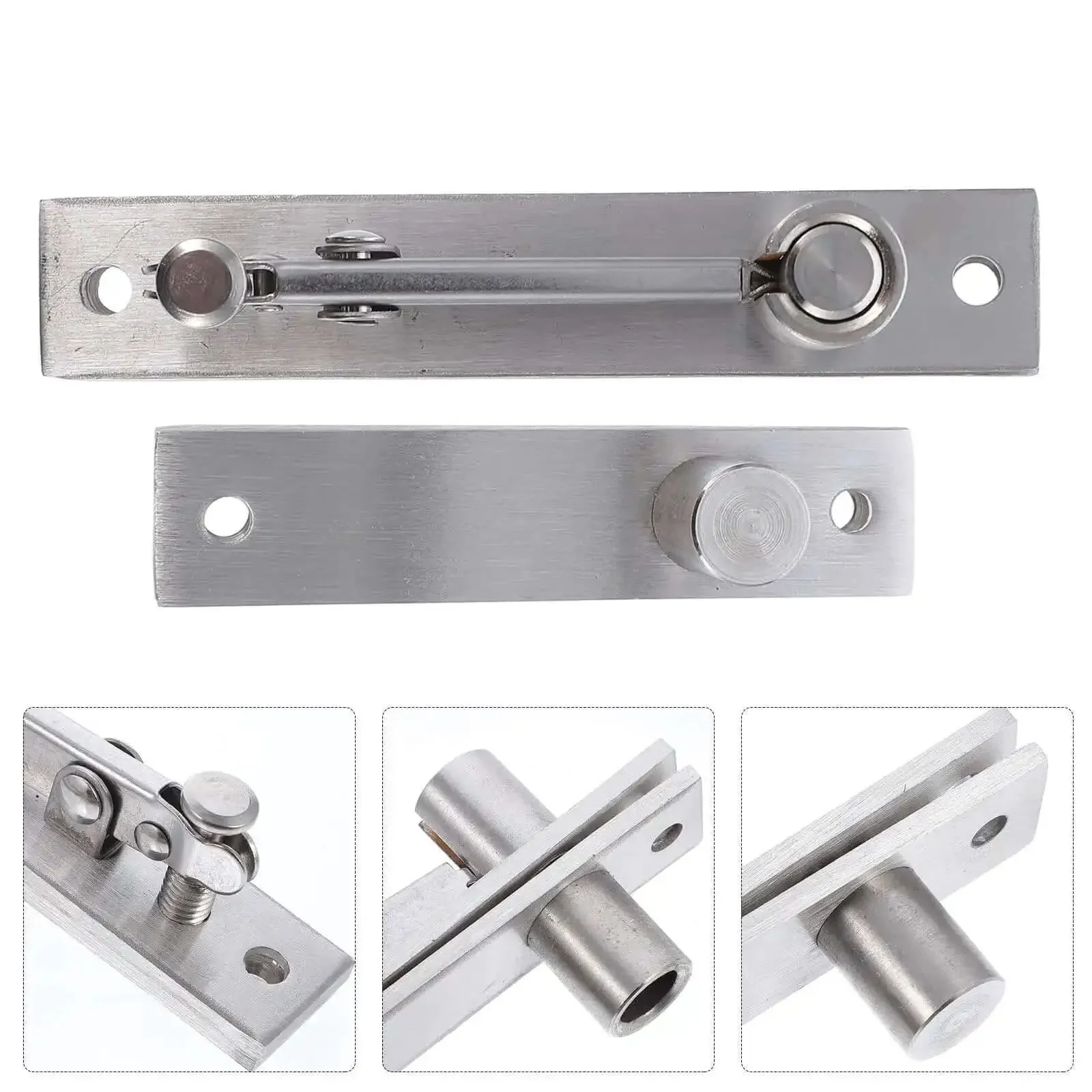 Heavy Duty Hidden Pivot Door Hinge Adjustable Rotation Hinge For Wood Doors Built To Last Concealed Hardware Brushed Finish Durable Hidden Door Hardware Solution - Image 4