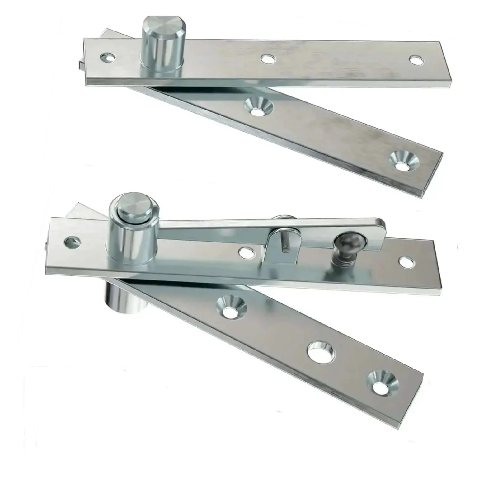 Heavy Duty Hidden Pivot Door Hinge Kit 360 Degree Rotation Stainless Steel For Secret Doors And Bookshelves Floor Supported Top Pivot With Retractable Pin Adjustable Gap Removable Door Easy Install
