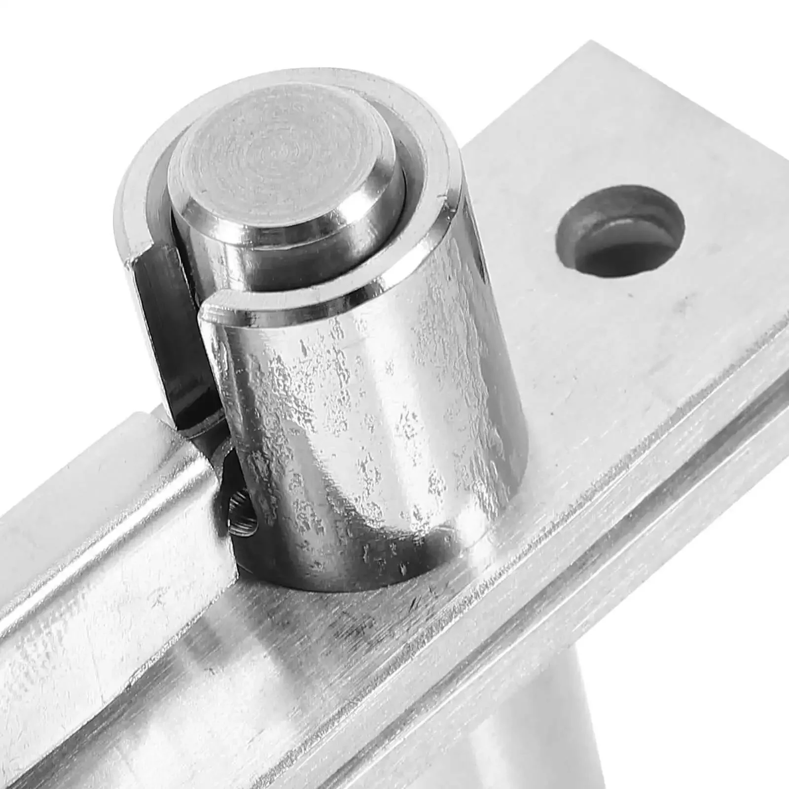 Heavy Duty Hidden Pivot Door Hinges Stainless Steel Swivel Torque Hardware For Cabinet And Bookshelf Doors Ideal For Home Office And Hotel Use Easy Install And Durable Performance 1 Pair - Image 4