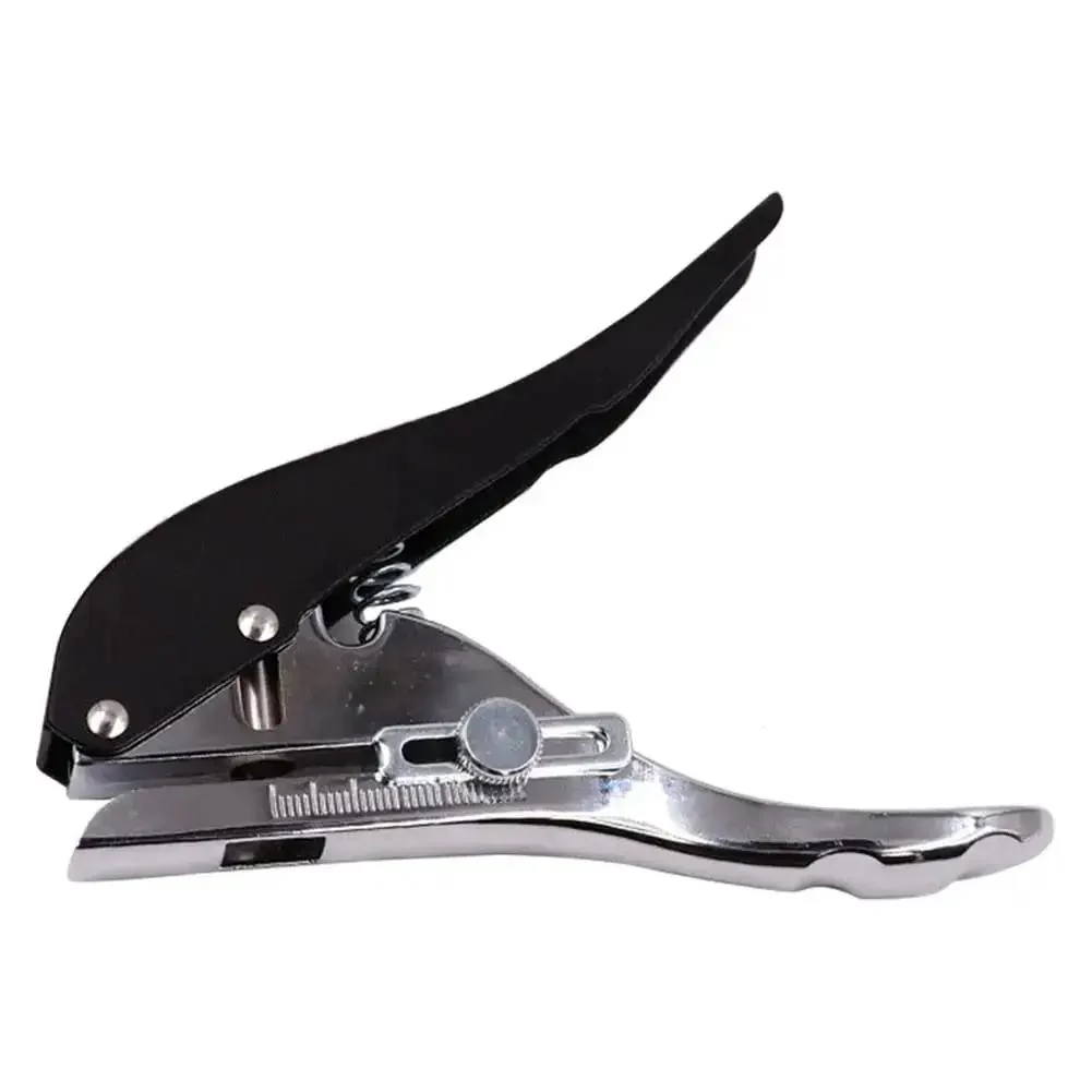 Heavy Duty Hole Punch Set Five Sixteenth Inch Eight Millimeter With Countersink Drill, Single Hand Held Long Hole Punch For Paper Card Plastic Cardboard, Punches Up To Twenty Sheets Of A4, Durable Steel Construction - Image 3