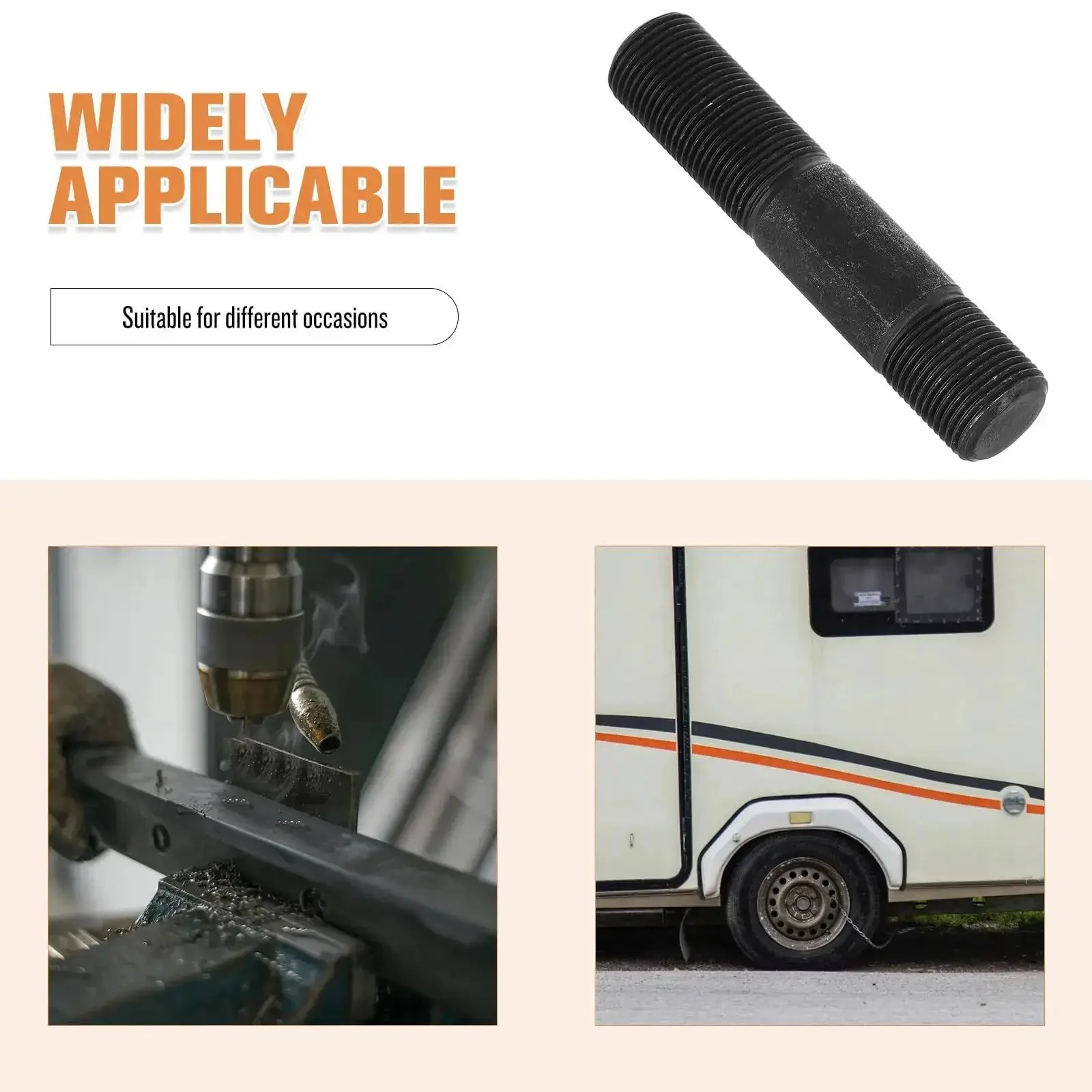 Heavy Duty Hydraulic Punch Driver Kit With Pull Rod Lock Cap For Quick Easy Manual Hole Knockout In Metal Sheets Conduit And Electrical Work All In One Set With Cylinders And Drivers - Image 3