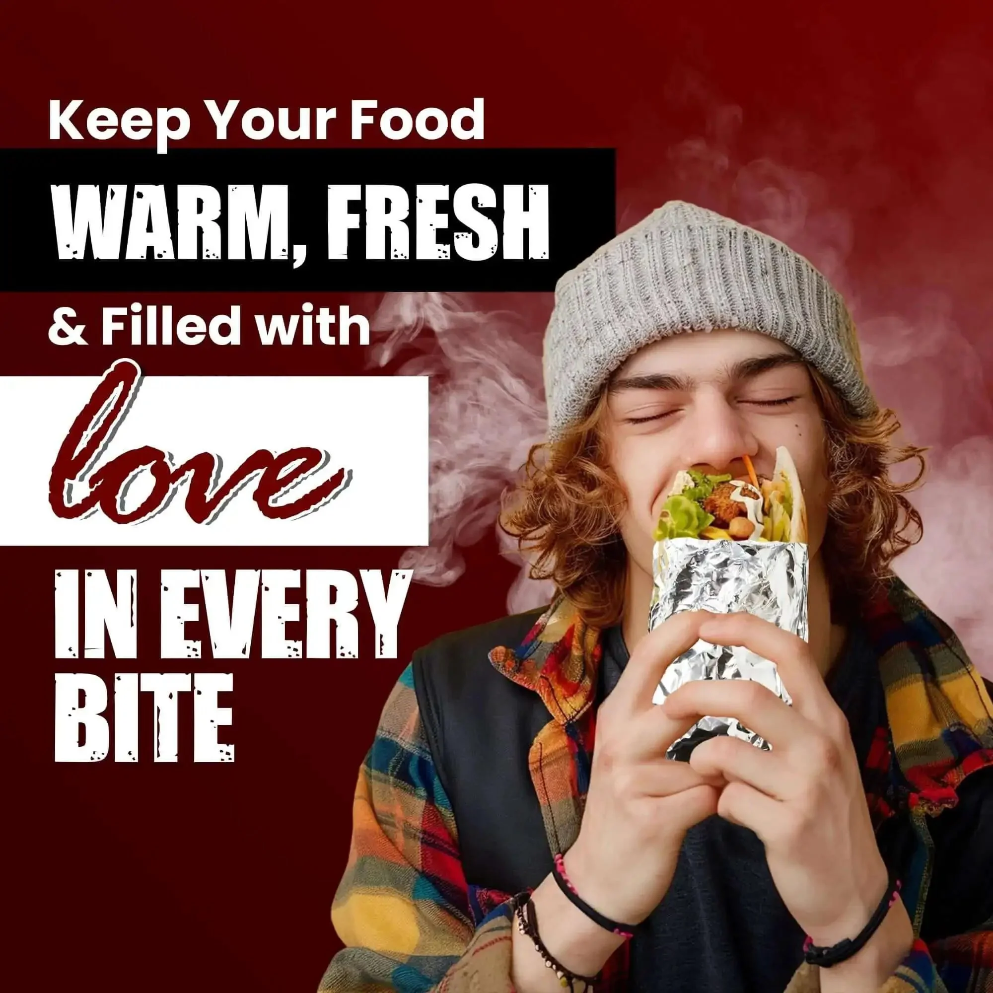 Heavy Duty Insulated Aluminum Foil Sheets Keep Food Hot Or Cold For Hours 50 Pack 14 Inch By 10.3 Inch Disposable Wraps For Sandwiches Burgers Burritos BBQ Takeout Food Trucks Deli Catering And More - Image 3