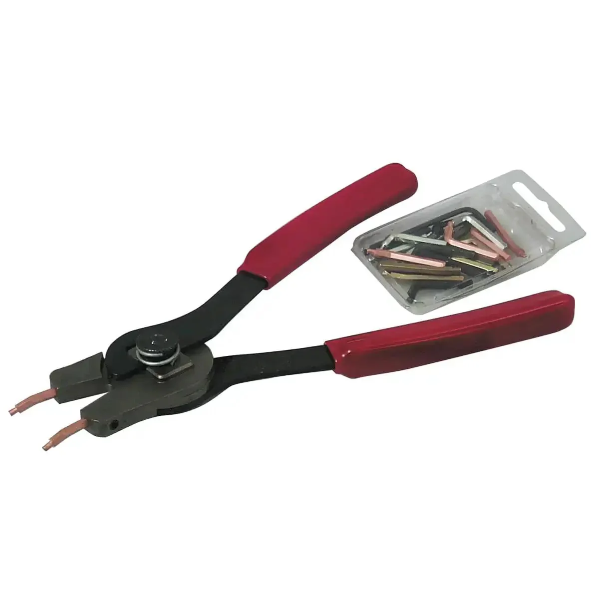 Heavy Duty Internal External Snap Ring Pliers 49200 With Reversible Action Large Tips For Bigger Rings Quick Pivot Handle Conversion From Internal To External Built Tough Tool For Tough Snap Ring Jobs