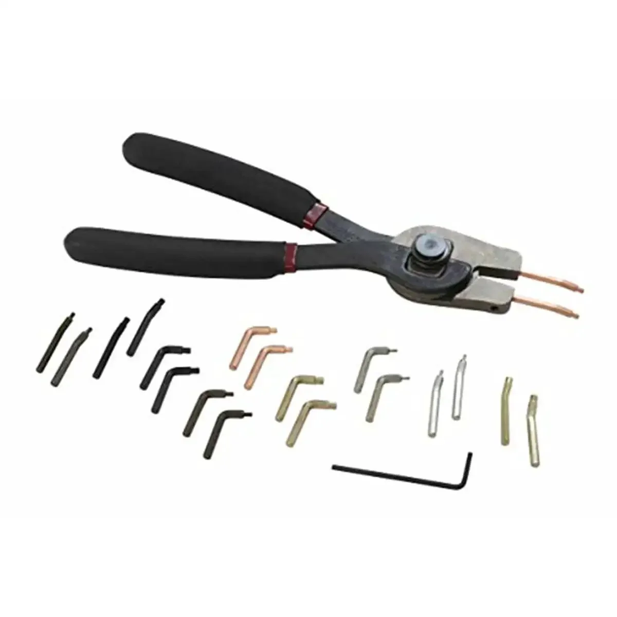 Heavy Duty Internal External Snap Ring Pliers 49200 With Reversible Action Large Tips For Bigger Rings Quick Pivot Handle Conversion From Internal To External Built Tough Tool For Tough Snap Ring Jobs - Image 2