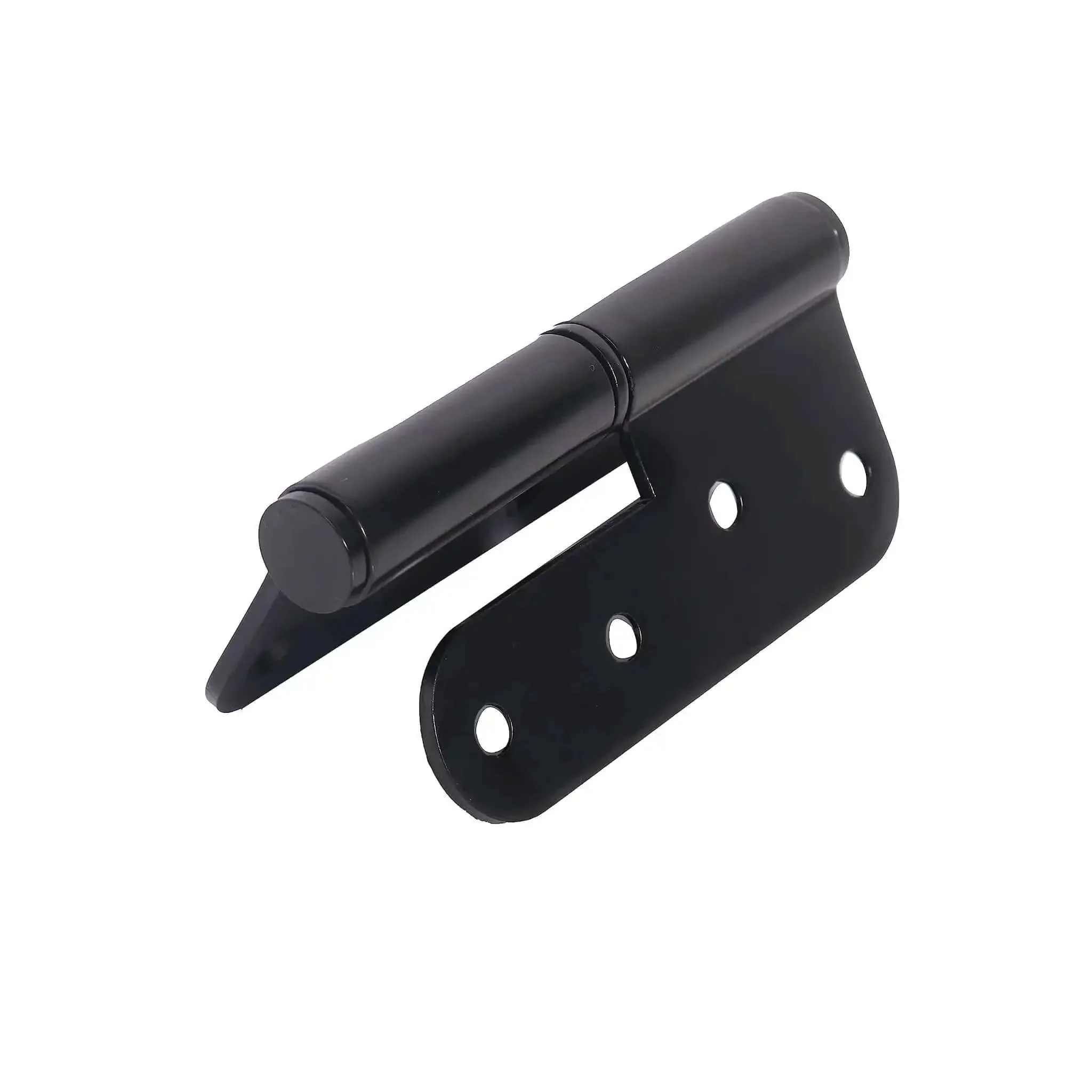 Heavy Duty Lift Off Door Hinges Set 4 Inch By 3 Point 5 Inch H Shaped Detachable Hinges Black 201 Stainless Steel Two Point Eight Millimeter Thick Left And Right Mounts 110 Lb Capacity Tough As Nails - Image 2