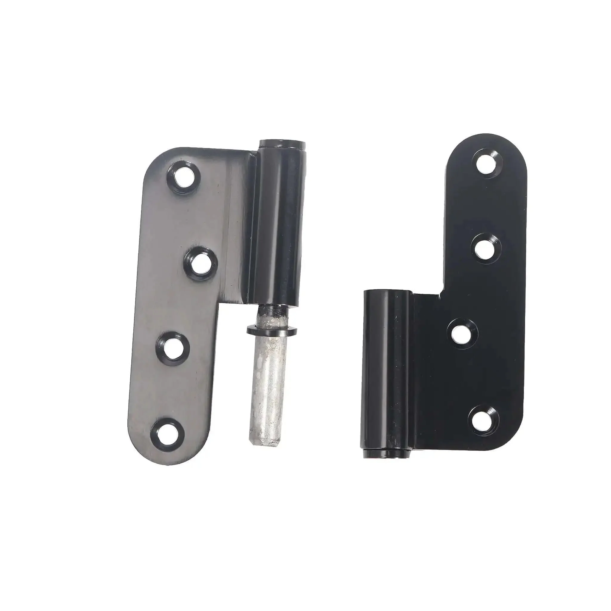 Heavy Duty Lift Off Door Hinges Set 4 Inch By 3 Point 5 Inch H Shaped Detachable Hinges Black 201 Stainless Steel Two Point Eight Millimeter Thick Left And Right Mounts 110 Lb Capacity Tough As Nails - Image 8