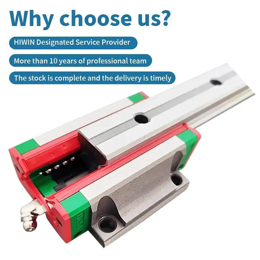 Heavy Duty Linear Guide Rail 600mm HGW15CC Only Rail For CNC Machines Smooth Glide Precision Track Taiwan Made Cut To Length Available With Ball Bearing Guidance Ideal For Automation Milling And 3D Printing Carriage Not Included - Image 3