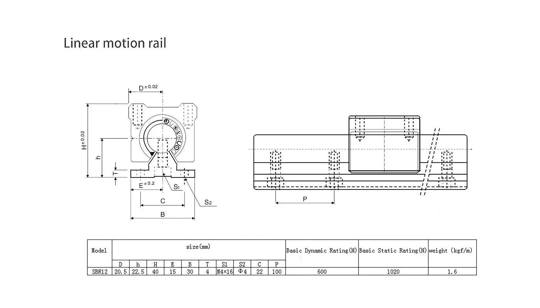 Heavy Duty Linear Rail Kit With 200mm Rails And SBR12UU Slider Blocks End Stops For CNC Routers And 3D Printers Includes Two Rails And Four Blocks For Smooth Motion And High Precision Ready To Go - Image 4