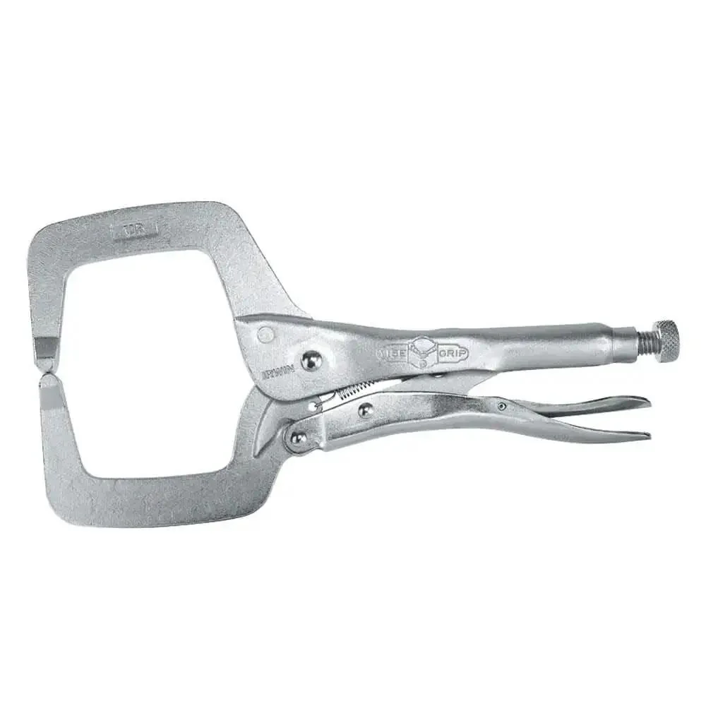 Heavy Duty Locking C Clamp Tool 11 Inch With 4 Inch Jaw Opening, Locking Pliers, Adjustable Pressure Via Turn Screw, Classic Trigger Release For Secure Hold, Durable Heat Treated Alloy Steel, Ideal For Woodworking And Metalworking - Image 2