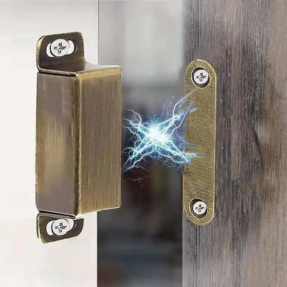 Heavy Duty Magnetic Cabinet Catches 2 Pack Holds Up To 15 Lbs Cupboard Door Magnets Stainless Steel Closet RV Marine Kitchen Bathroom Drawer Latch Hardware - Image 5