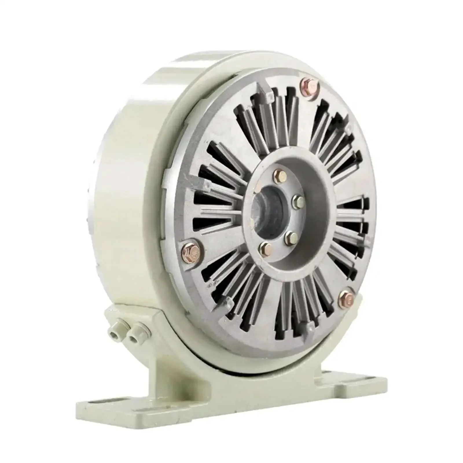 Heavy Duty Magnetic Powder Clutch Brake 0.6 To 10 Kg DC24V With Base Single Or Double Shaft Electromagnetic Powder Brake With Tension Controller For Industrial Machinery - Image 3