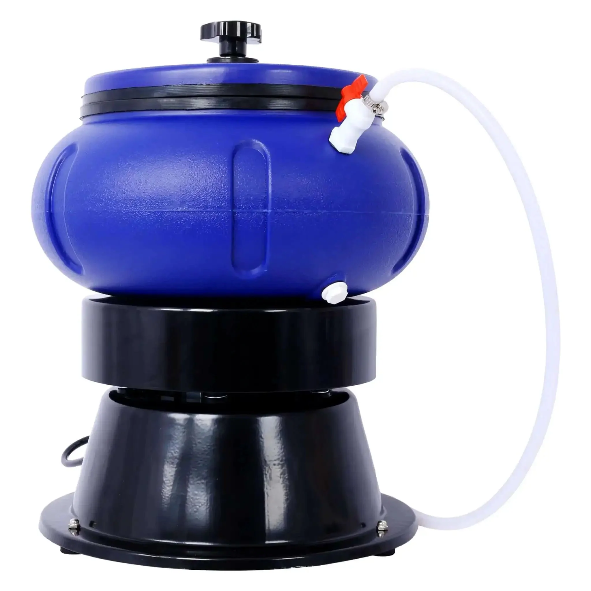 Heavy Duty Metal Parts Tumbler Polisher With 18 Lb Capacity Vibratory Rotary Cleaner For Industrial Finishing And Parts Cleaning, Smooth Polishing Action, 120V Motor, Durable Bowl, Built Tough For Pros And DIY Shops
